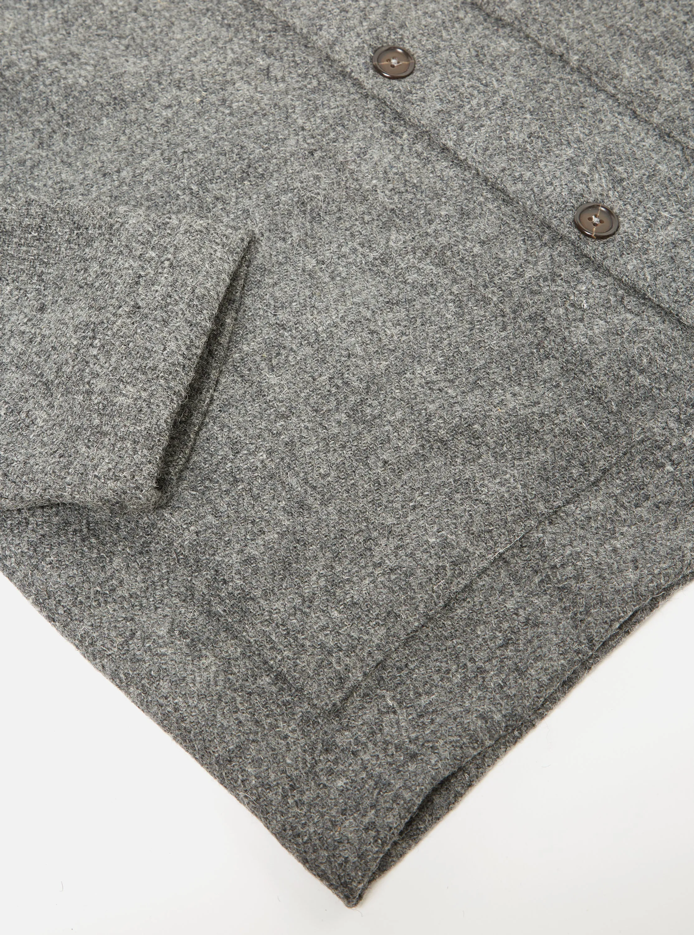 Universal Works Easy Jacket in Grey Harris Tweed sold by Universal Works product image thumbnail 5