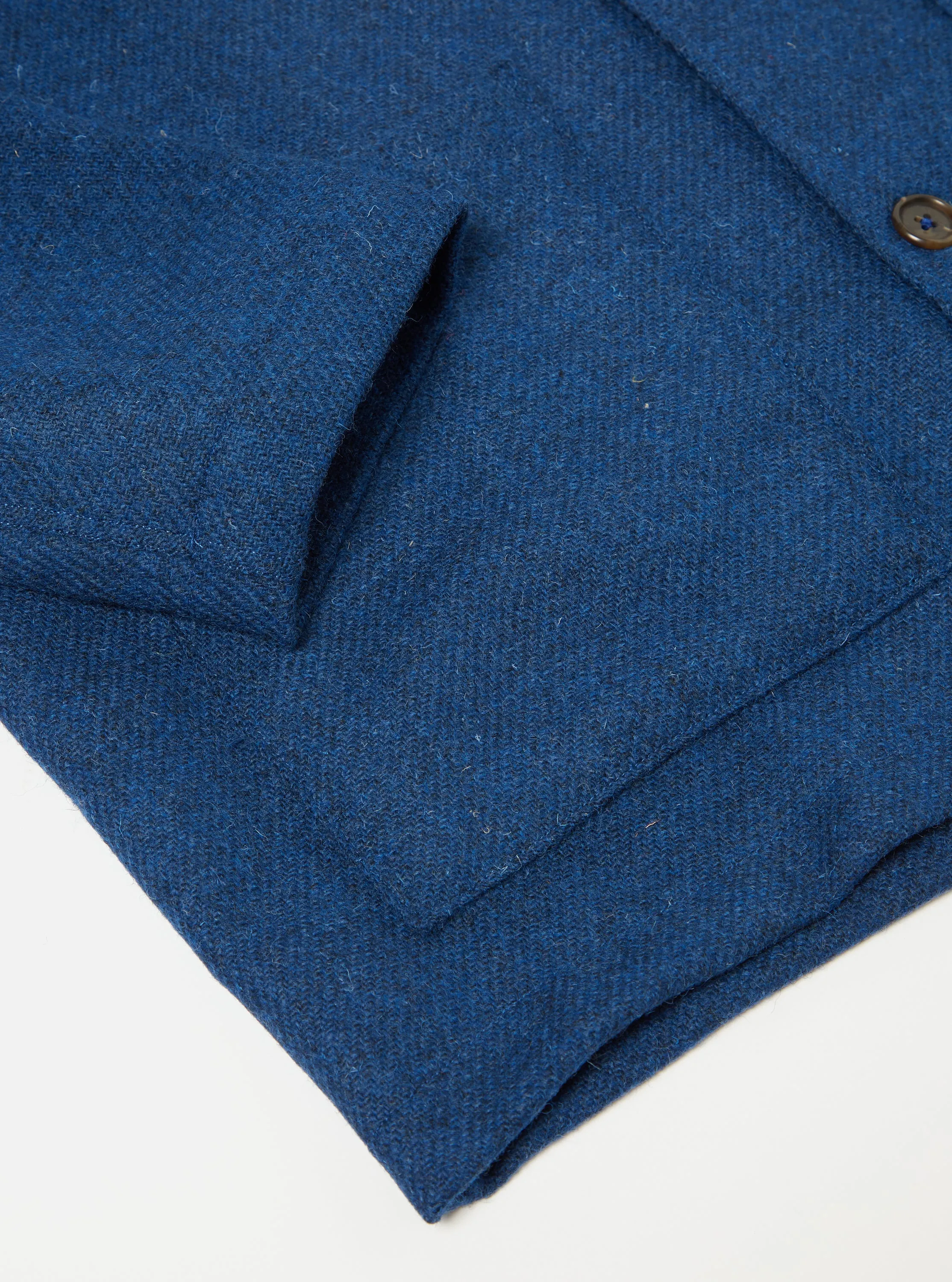 Universal Works Easy Jacket in Indigo Harris Tweed sold by Universal Works product image thumbnail 5
