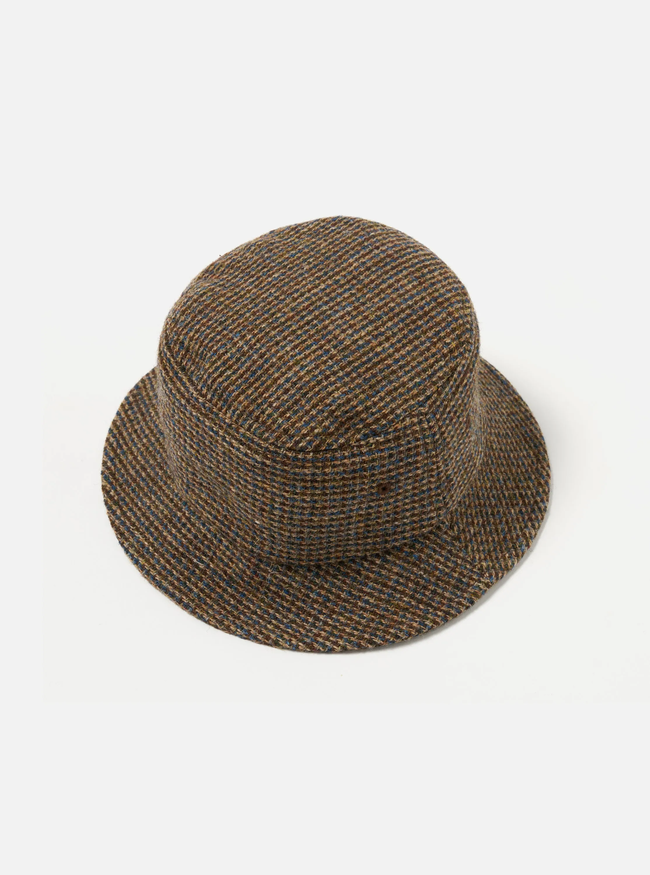 Universal Works Lewis Hat in Brown Harris Tweed Plaid sold by Universal Works product image thumbnail 3