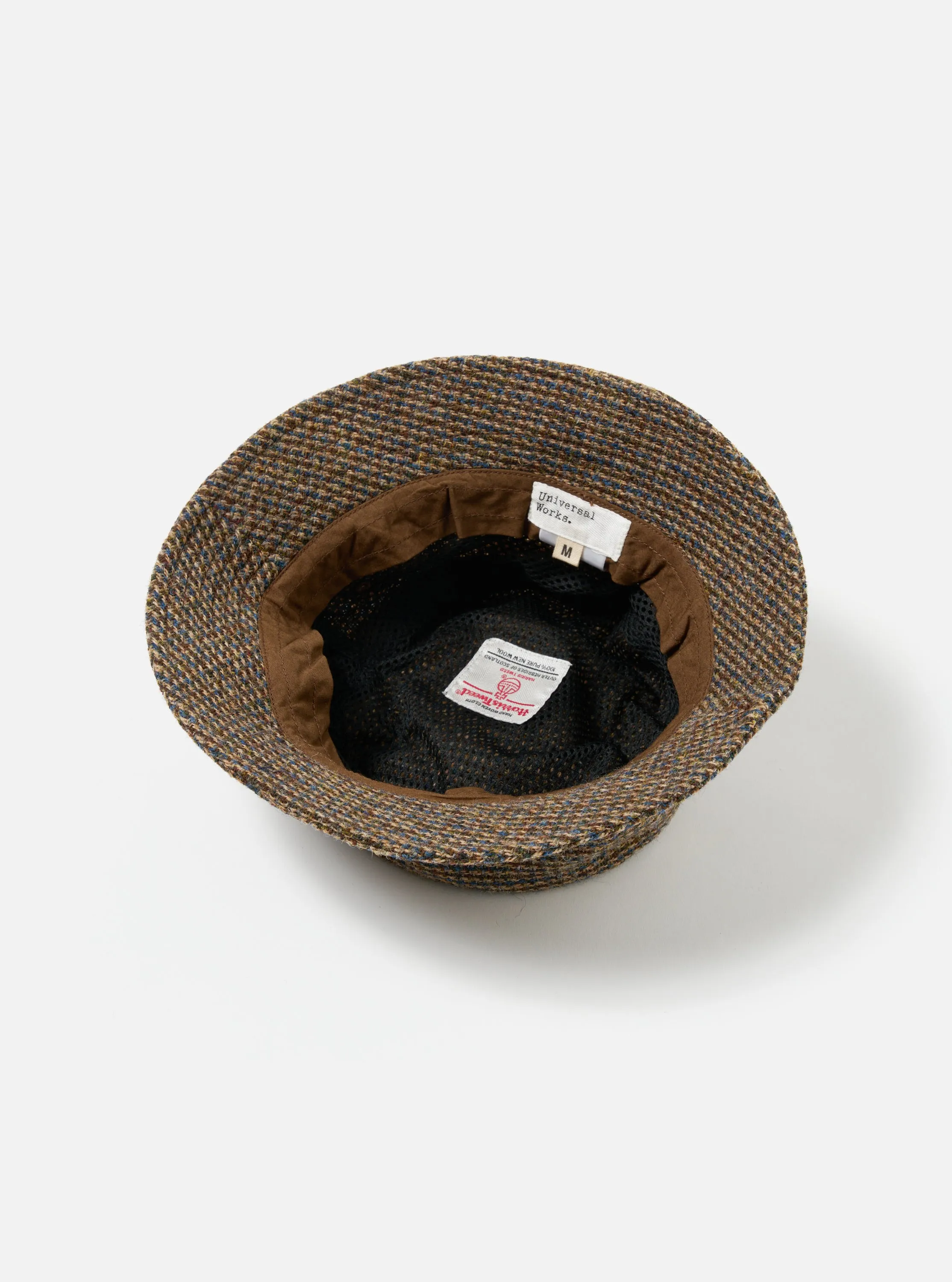 Universal Works Lewis Hat in Brown Harris Tweed Plaid sold by Universal Works product image thumbnail 4