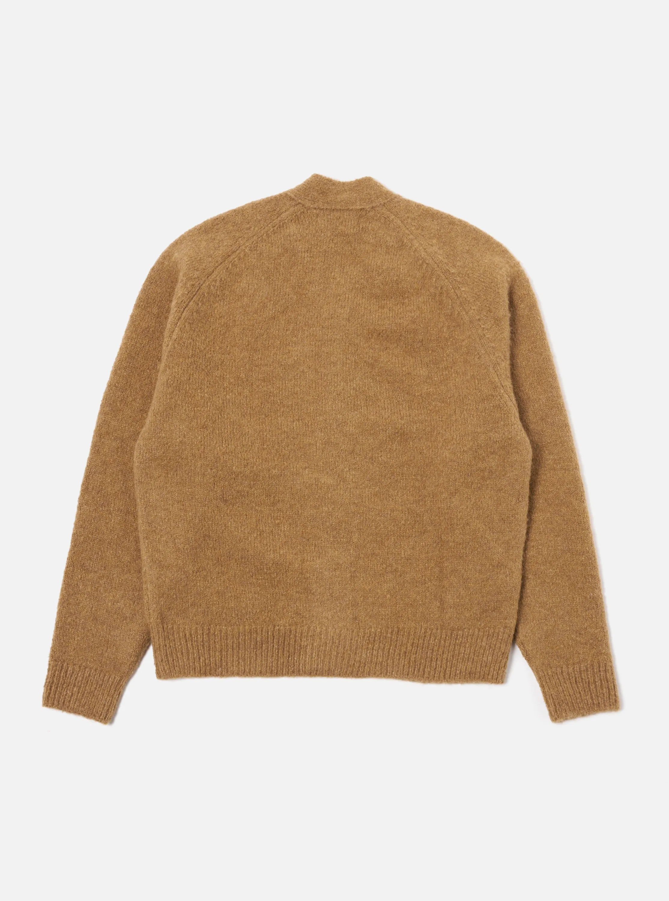 Universal Works David Cardigan in Sand Alpaca Knit sold by Universal Works product image thumbnail 2