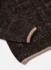 Universal Works Cardigan in Brown Marble Fleece sold by Universal Works