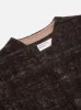 Universal Works Cardigan in Brown Marble Fleece sold by Universal Works