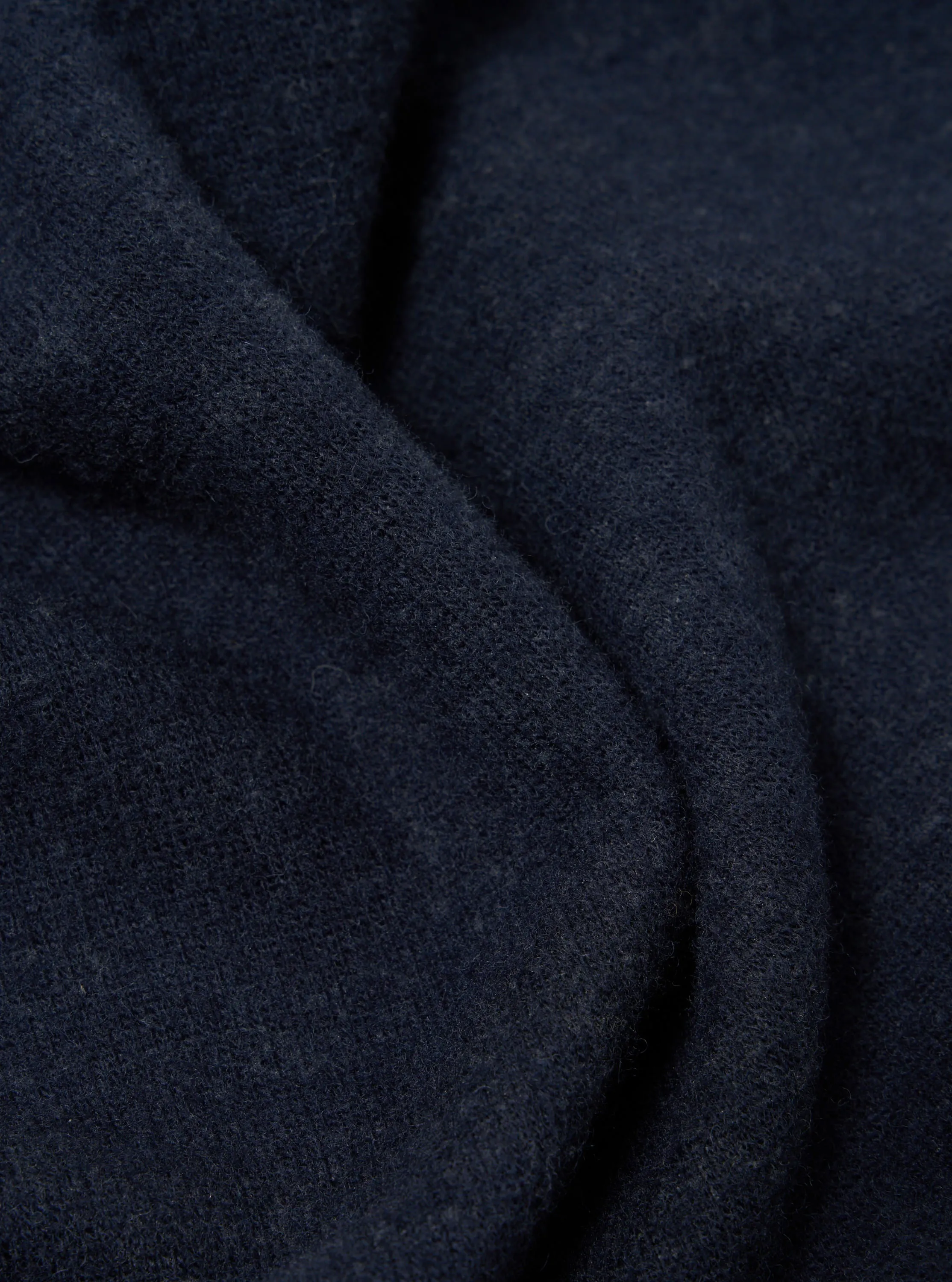 Universal Works Loose Sweatshirt in Navy Soft Wool Cotton Knit sold by Universal Works product image thumbnail 5