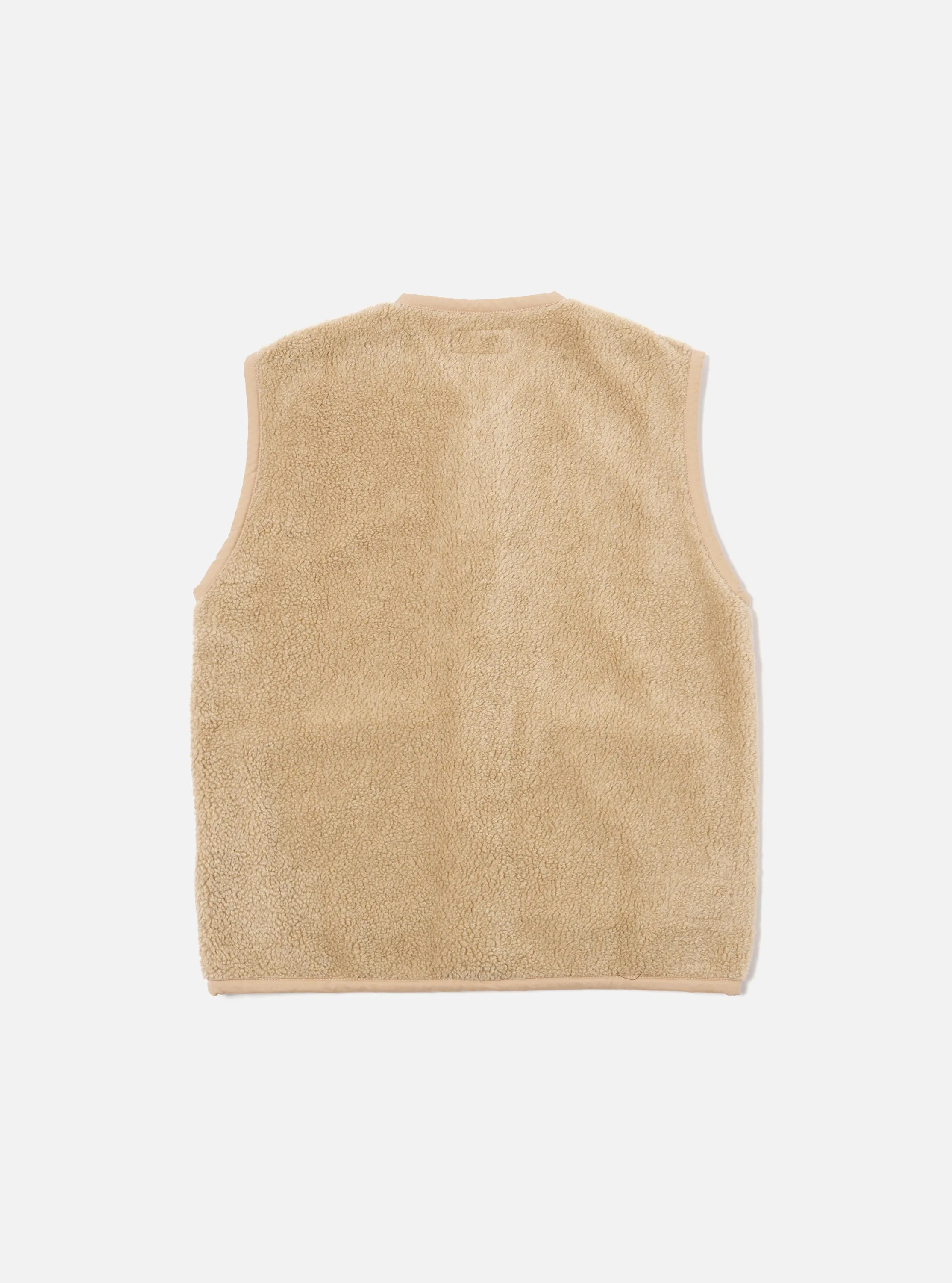 Universal Works Lancaster Gilet in Stone Mountain Fleece sold by Universal Works product image thumbnail 2