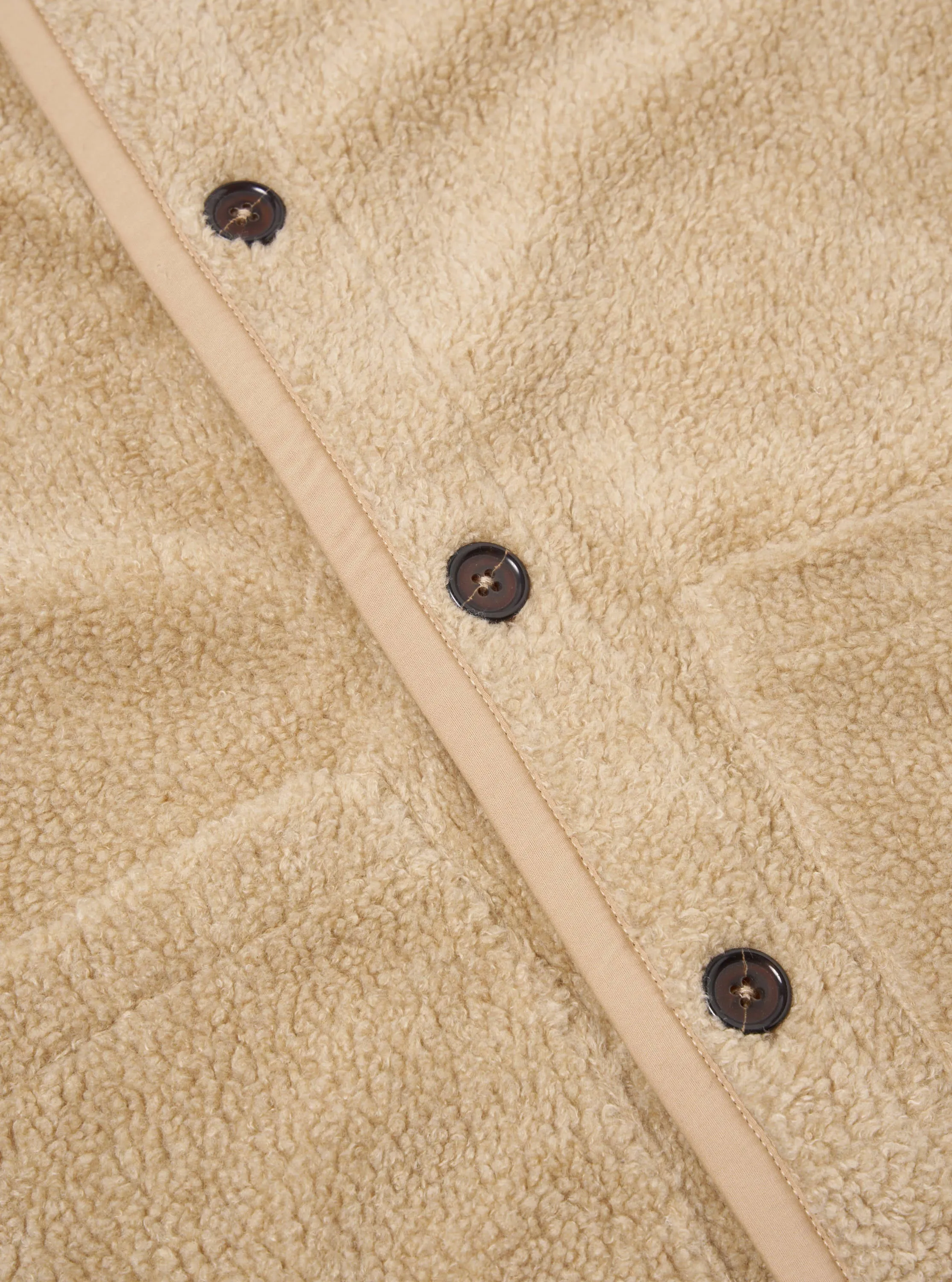 Universal Works Lancaster Gilet in Stone Mountain Fleece sold by Universal Works product image thumbnail 4