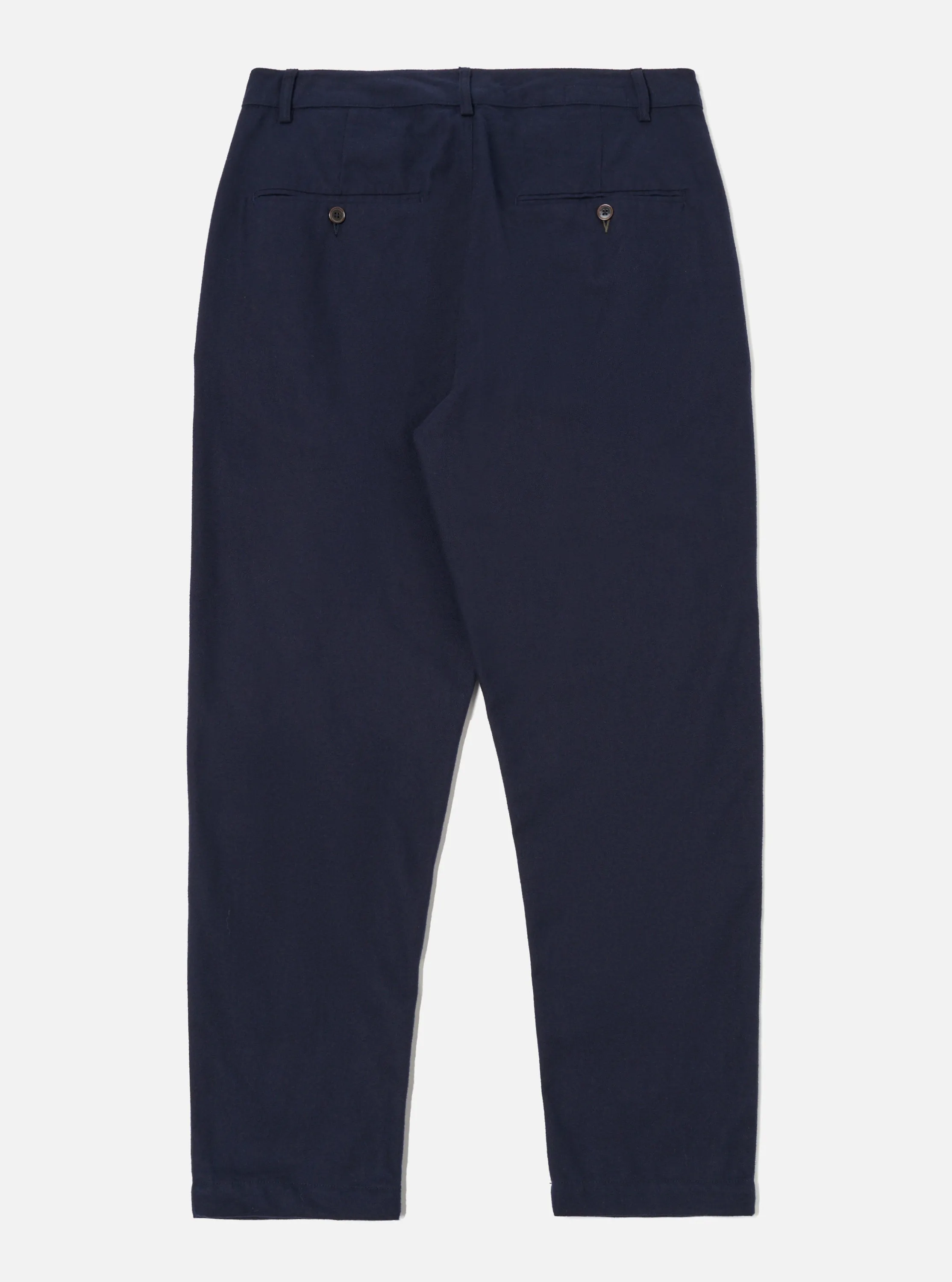 Universal Works Military Chino in Navy Brushed Moleskin sold by Universal Works product image thumbnail 2