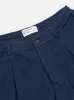 Universal Works Pleated Track Pant in Navy Super Twill sold by Universal Works