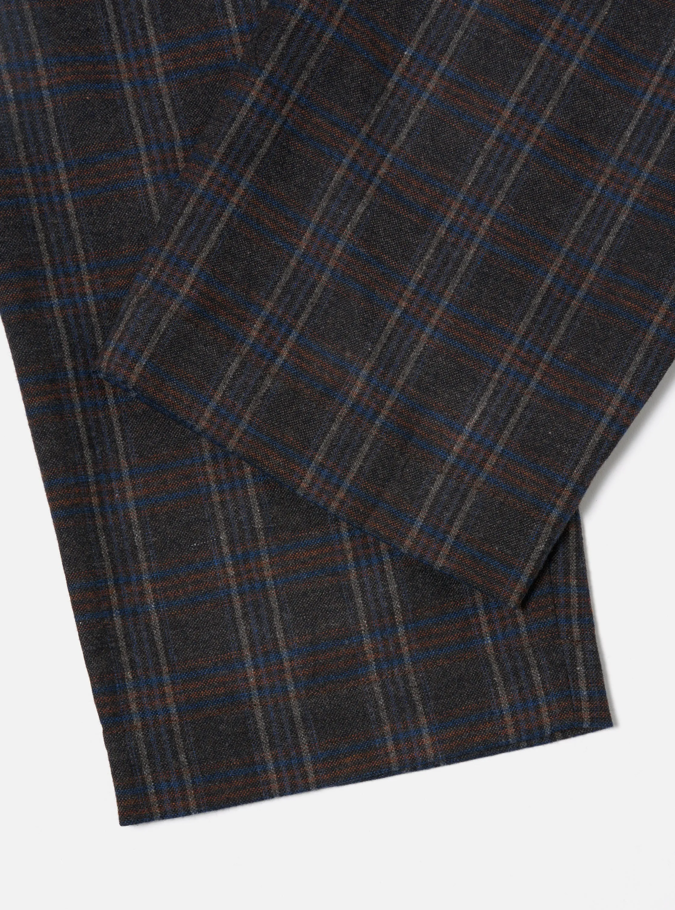 Universal Works Oxford Pant in Brown Twist Wool Check sold by Universal Works product image thumbnail 5