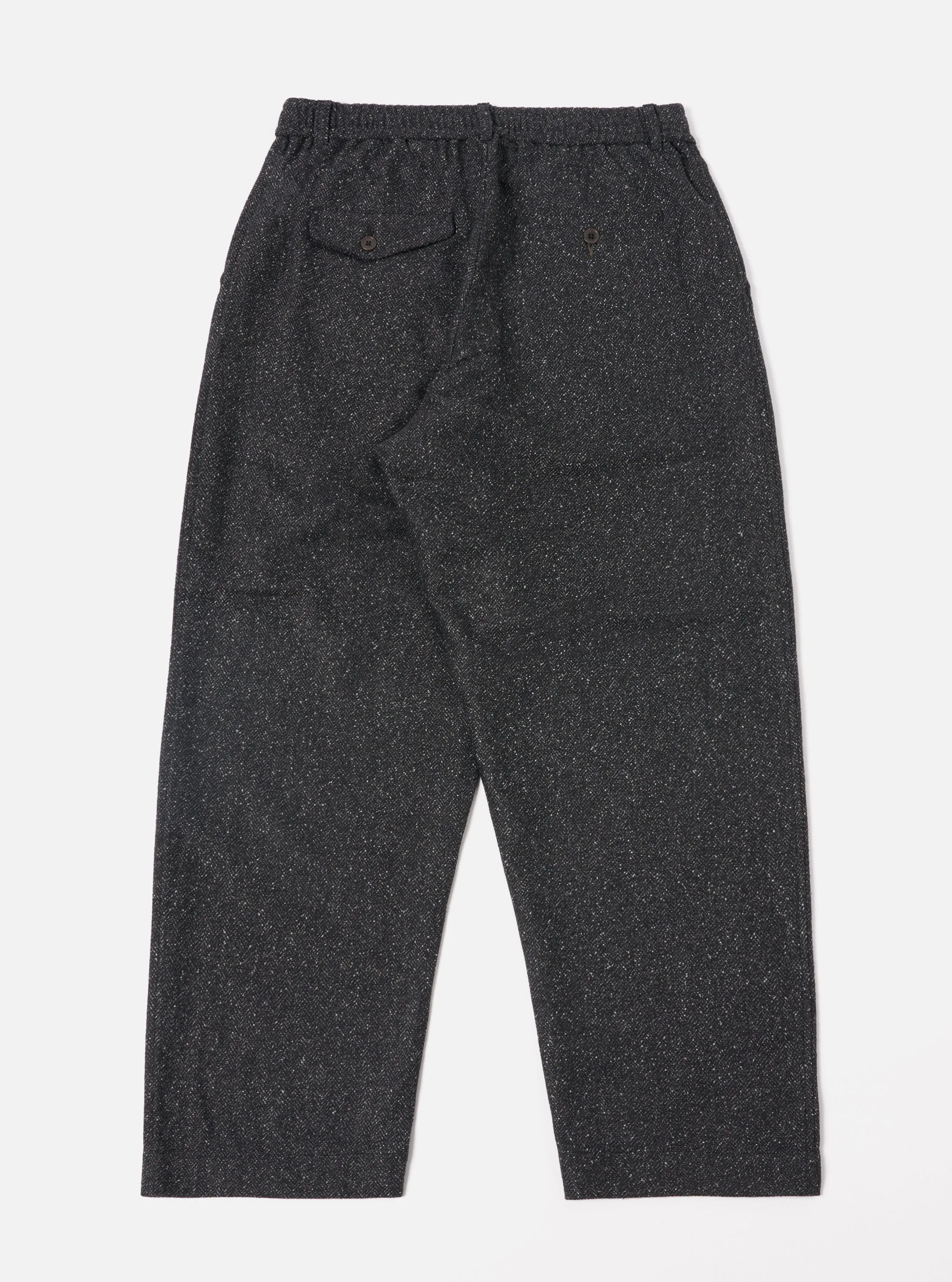 Universal Works Oxford Pant in Black Levisham Wool Mix sold by Universal Works product image thumbnail 3