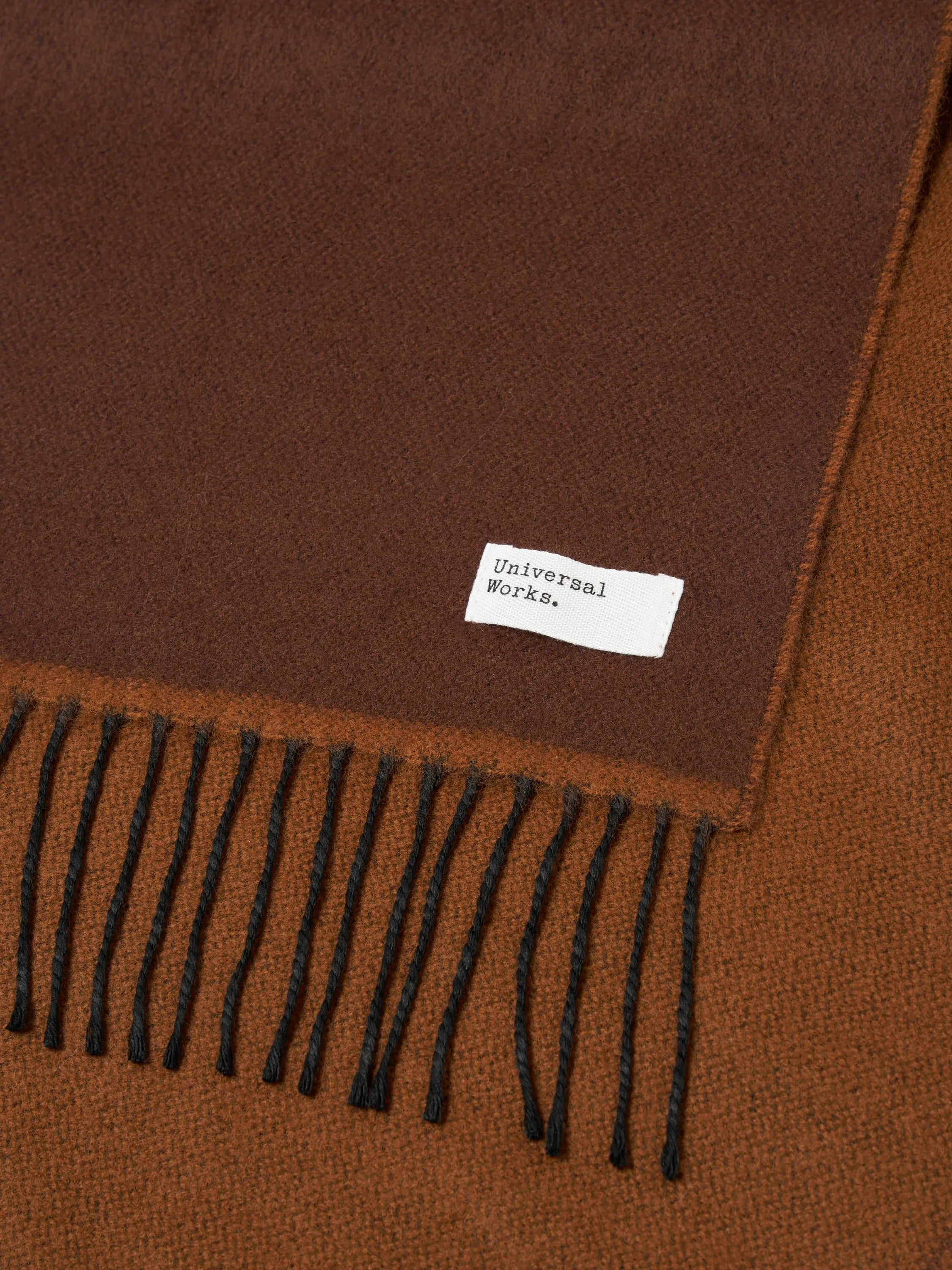 Universal Works Scarf in Brown Double Sided sold by Universal Works product image thumbnail 2