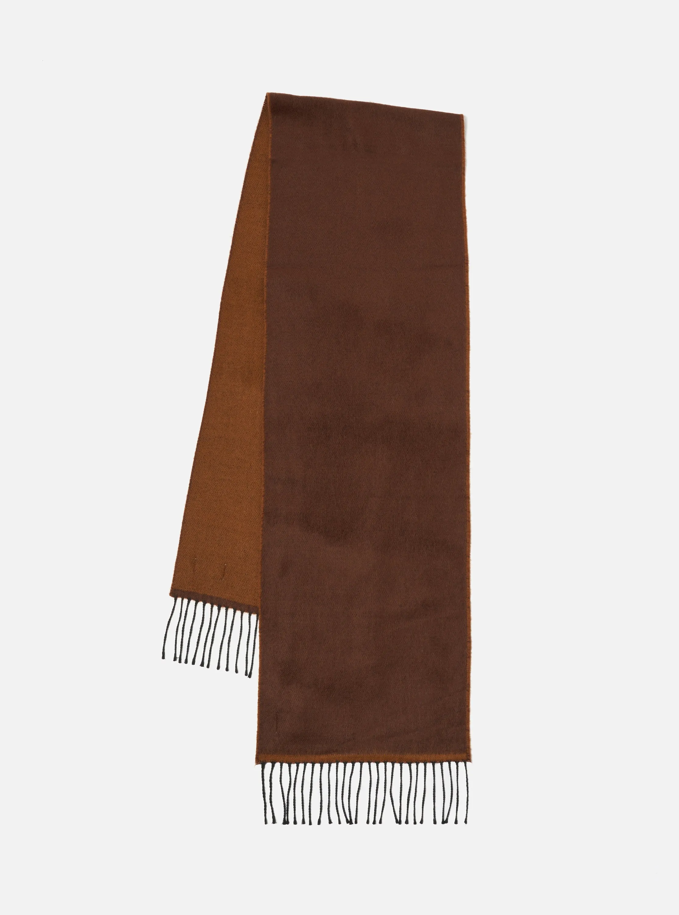 Universal Works Scarf in Brown Double Sided sold by Universal Works