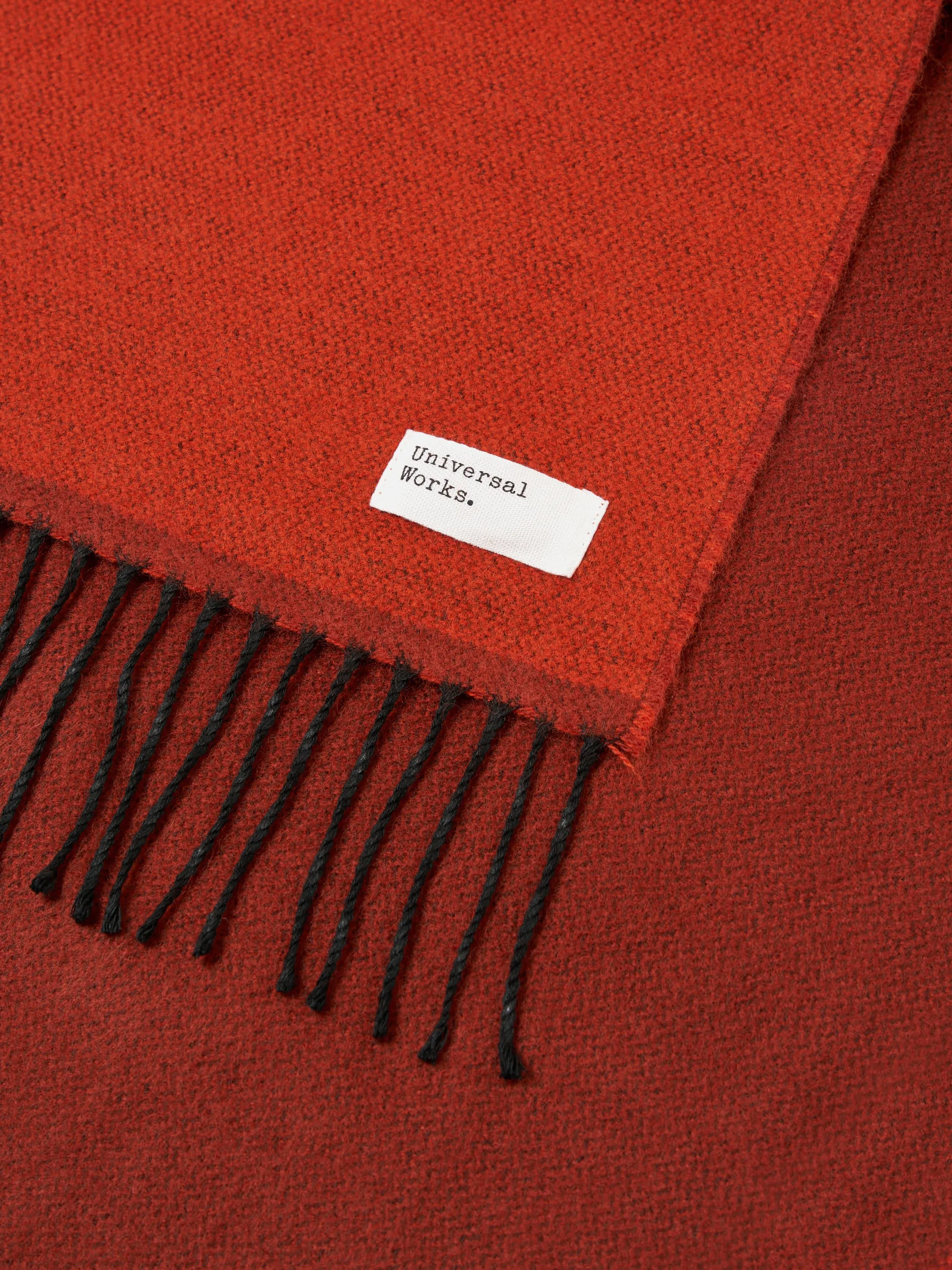 Universal Works Scarf in Orange Double Sided sold by Universal Works product image thumbnail 2