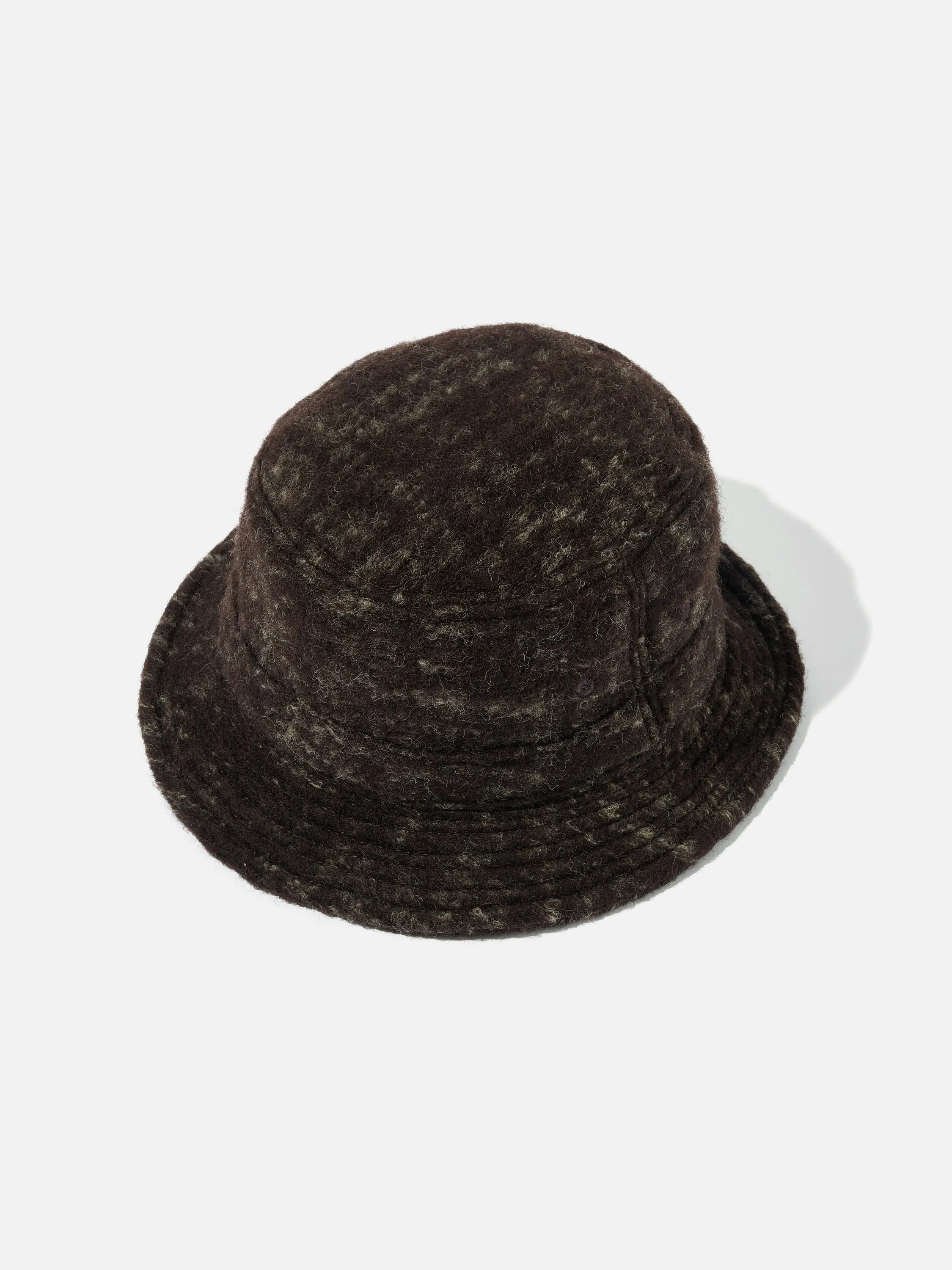 Universal Works Bucket Hat in Brown Marble Fleece sold by Universal Works product image thumbnail 2