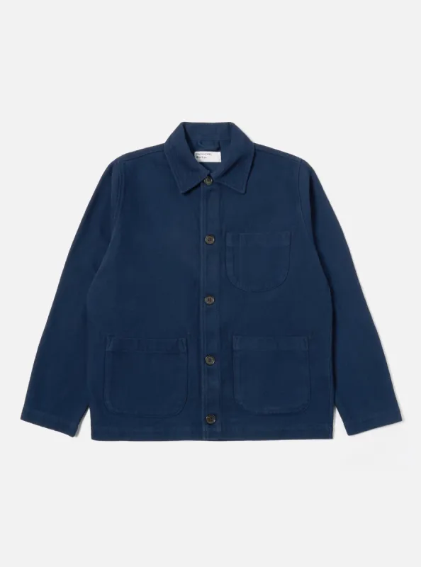 Universal Works Field Jacket in Navy Super Twill sold by Universal Works