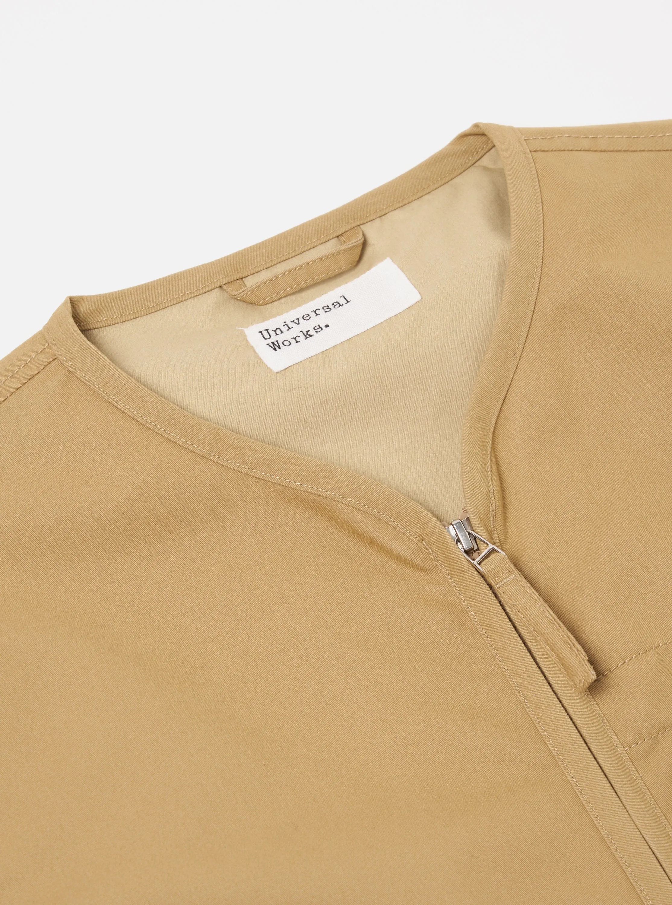 Universal Works Parachute Liner Jacket in Sand Brushed Polytech sold by Universal Works product image thumbnail 3