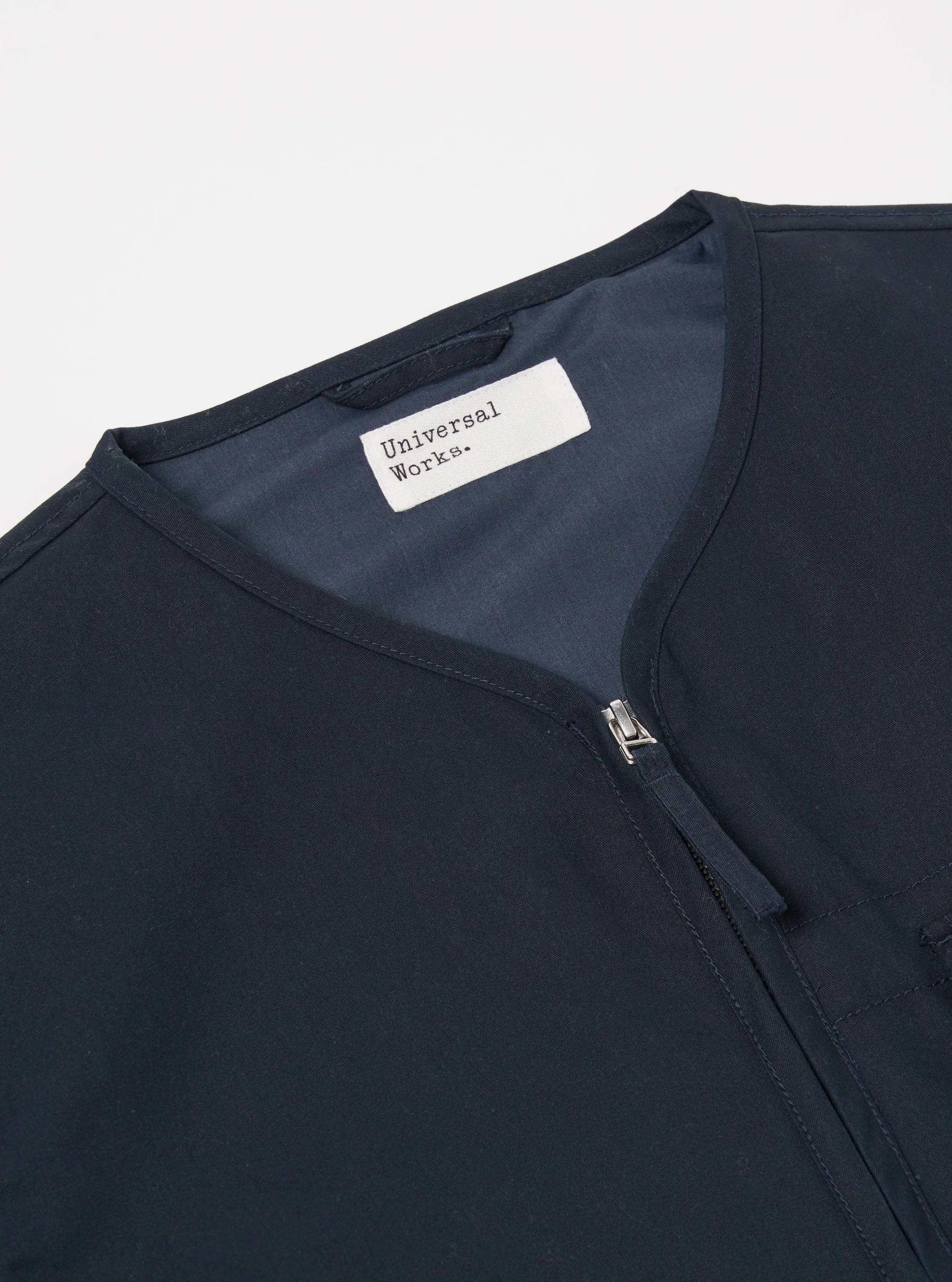 Universal Works Parachute Liner Jacket in Navy Brushed Polytech sold by Universal Works product image thumbnail 3