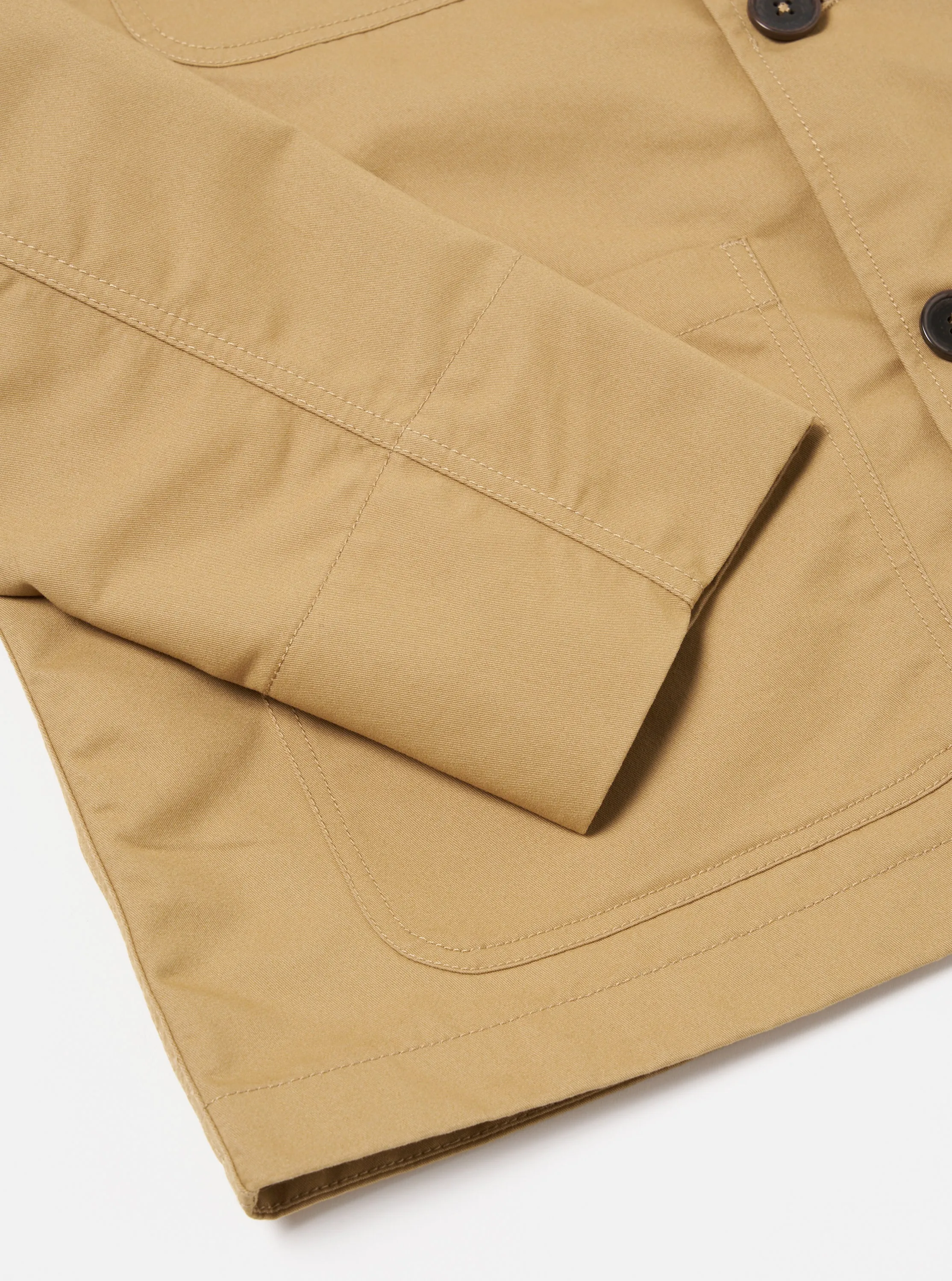 Universal Works Merchant Jacket in Sand Brushed Polytech sold by Universal Works product image thumbnail 5