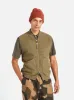 Universal Works Zip Waistcoat in Lovat Wool Fleece sold by Universal Works