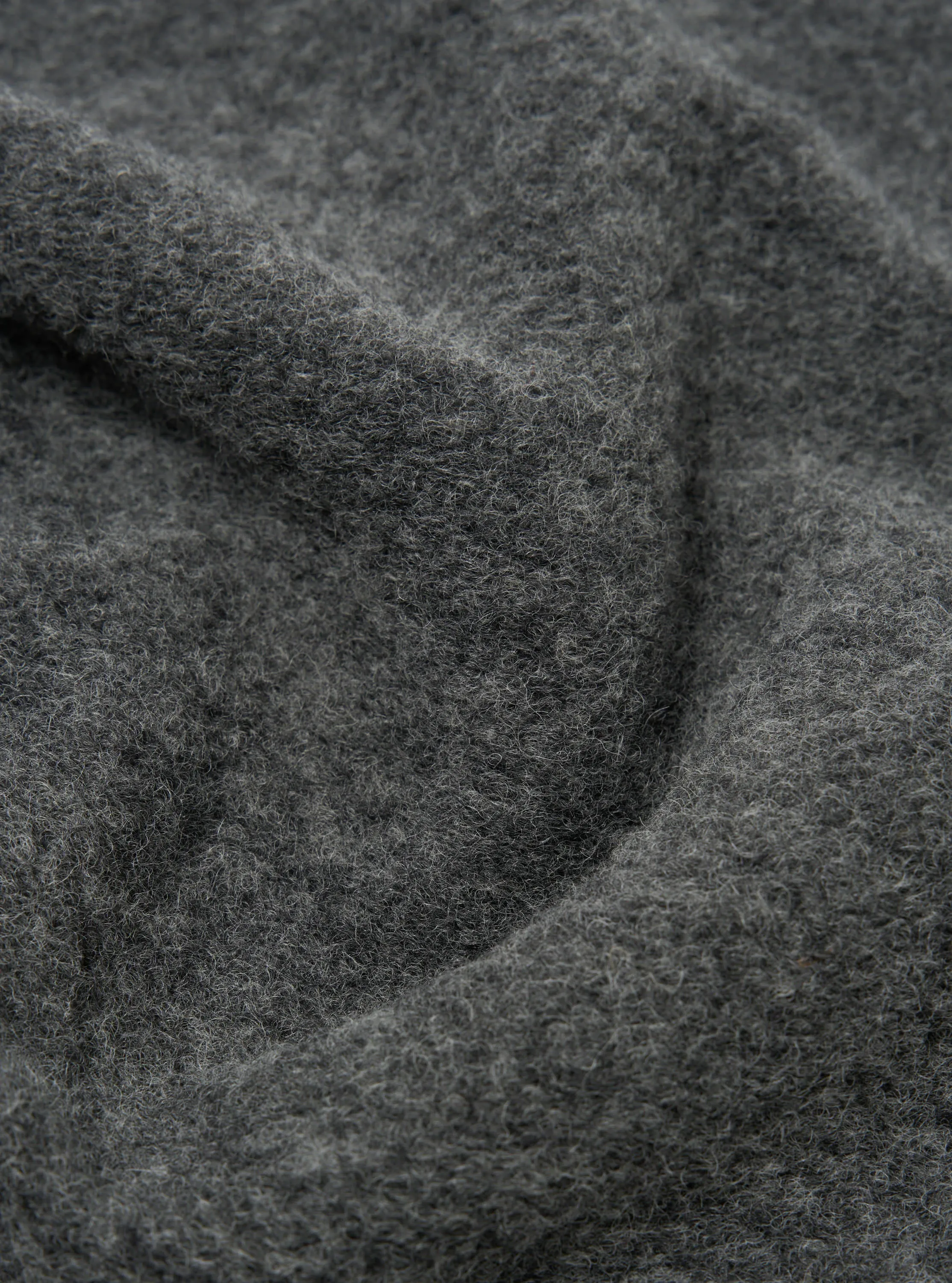 Universal Works Zip Waistcoat in Grey Marl Wool Fleece sold by Universal Works product image thumbnail 5