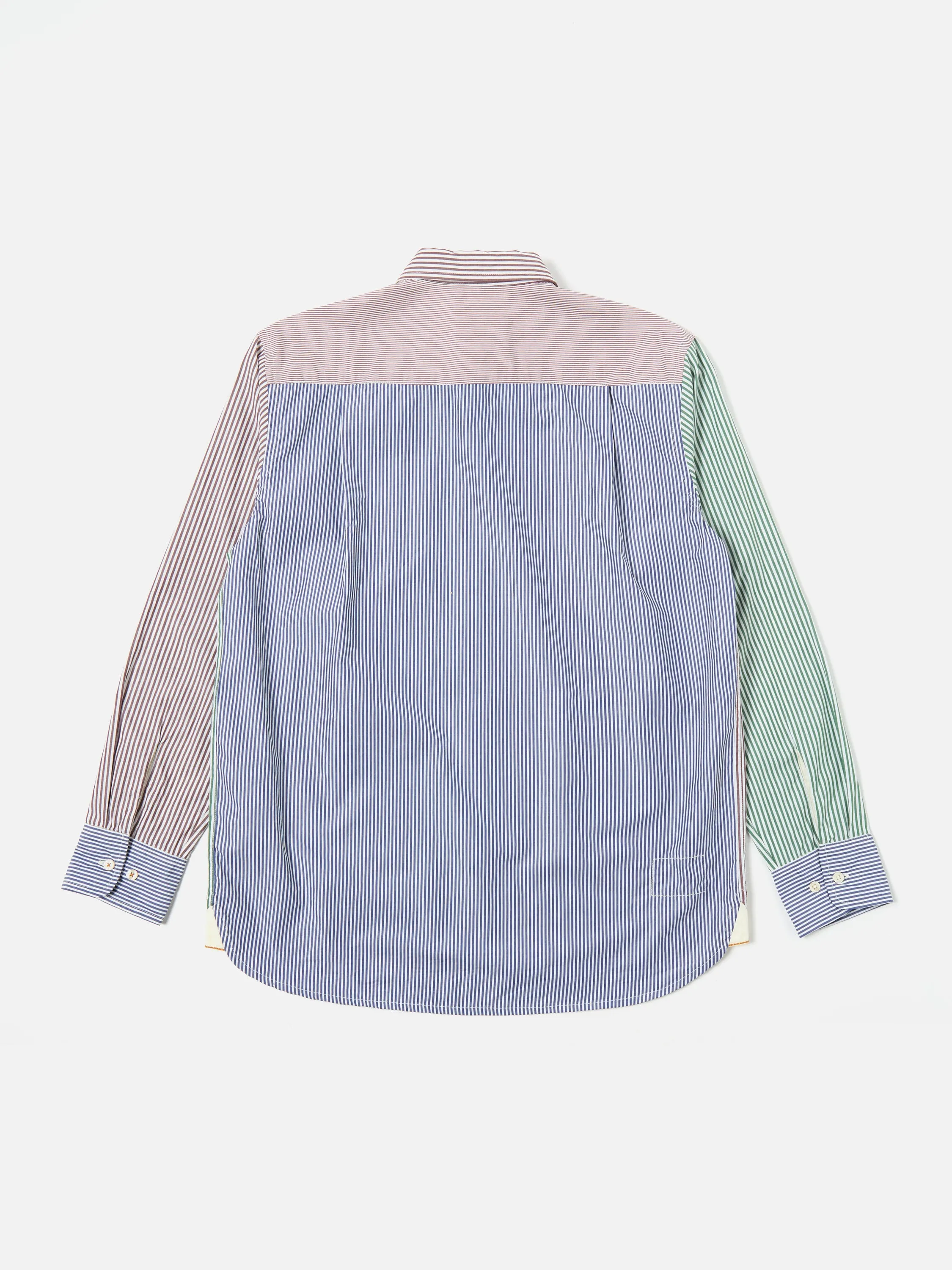 Universal Works Square Pocket Shirt in Multi Classic Stripes sold by Universal Works product image thumbnail 2