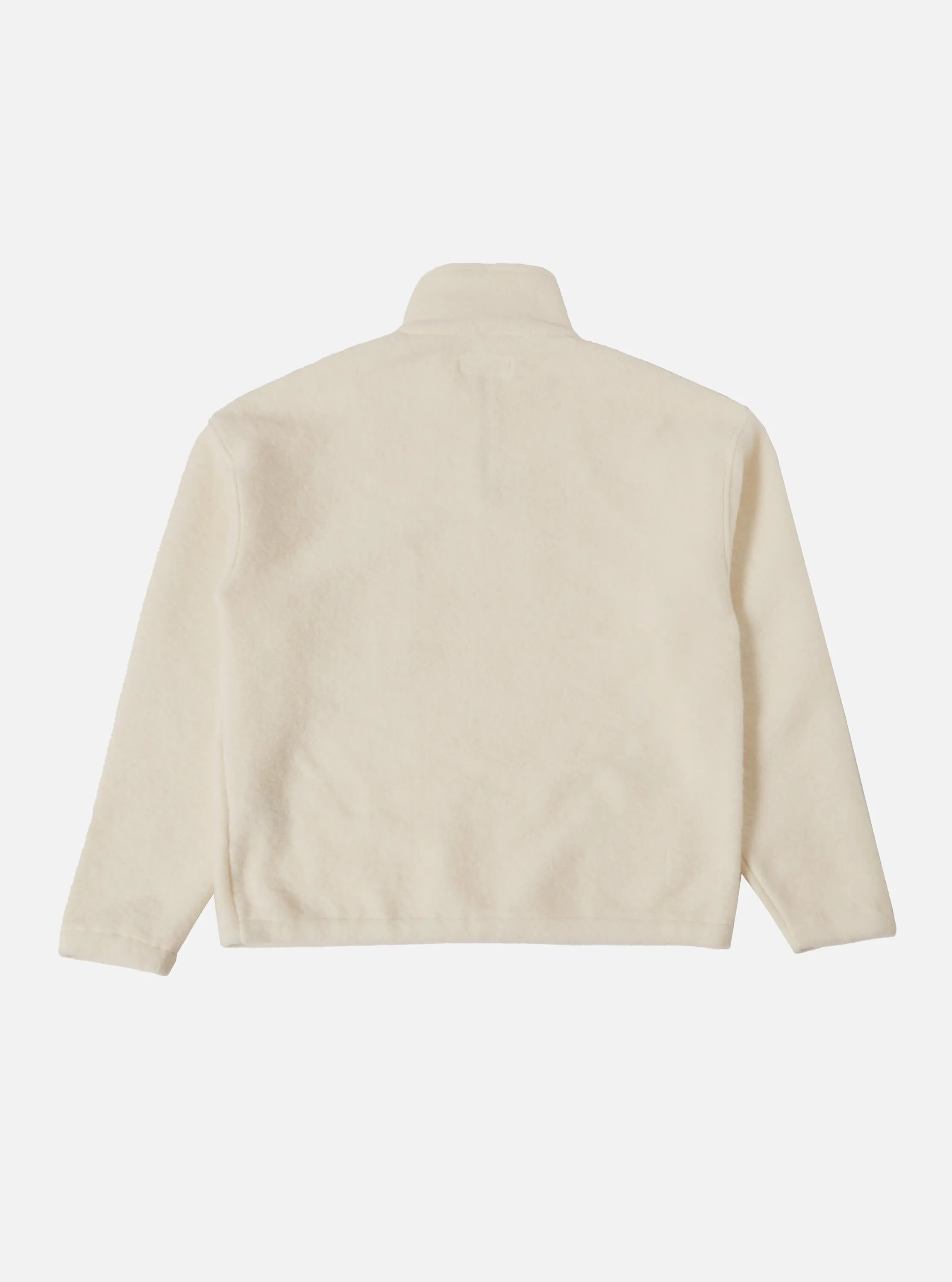Universal Works Ramsay Quarter Zip in Ecru Wool Fleece sold by Universal Works product image thumbnail 2