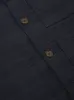 Universal Works Quilt Simple Bakers Jacket in Navy Winter Twill sold by Universal Works