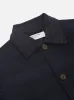 Universal Works Quilt Simple Bakers Jacket in Navy Winter Twill sold by Universal Works