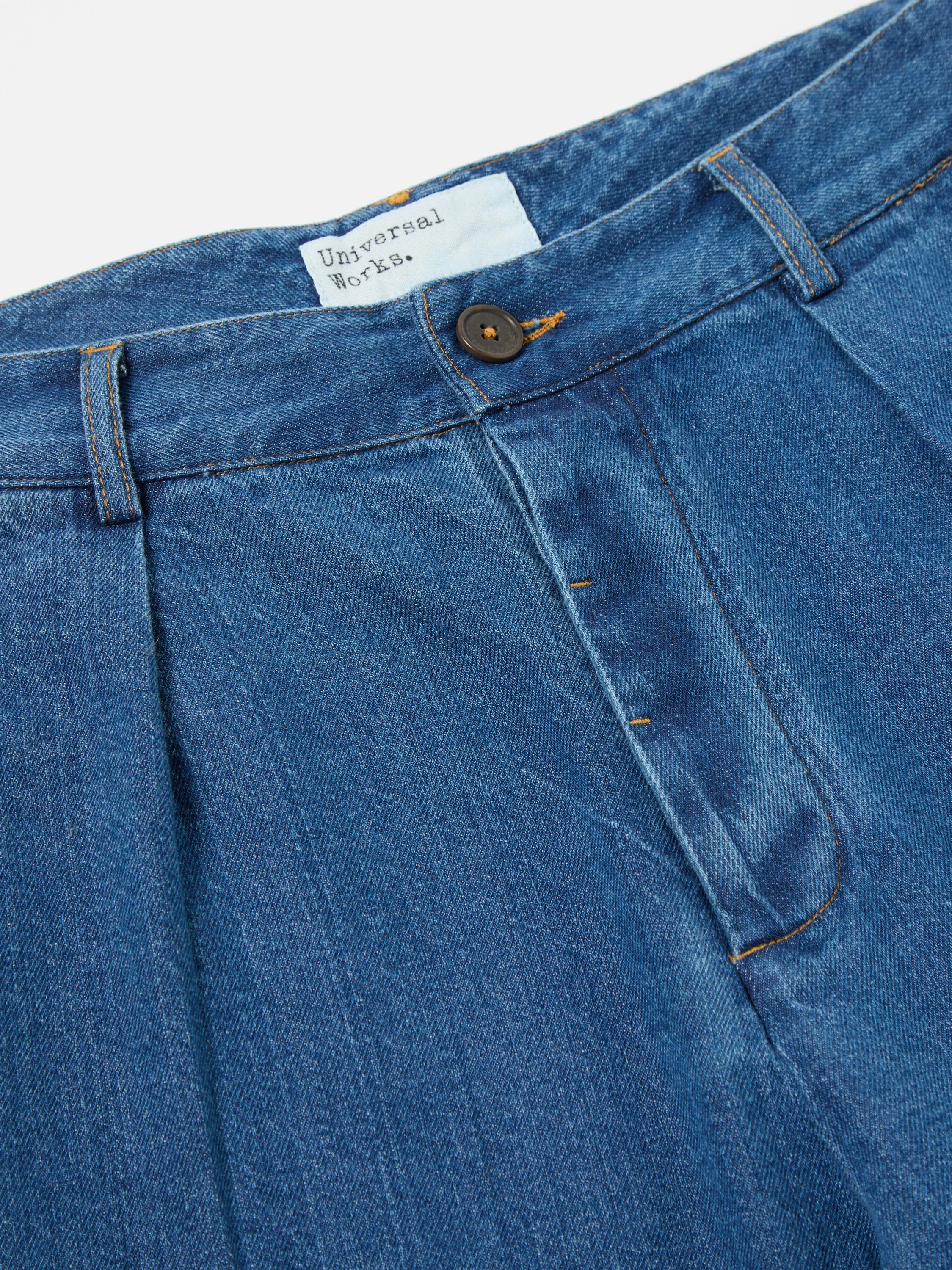 Universal Works Duke Pant in Indigo RC Denim sold by Universal Works product image thumbnail 3