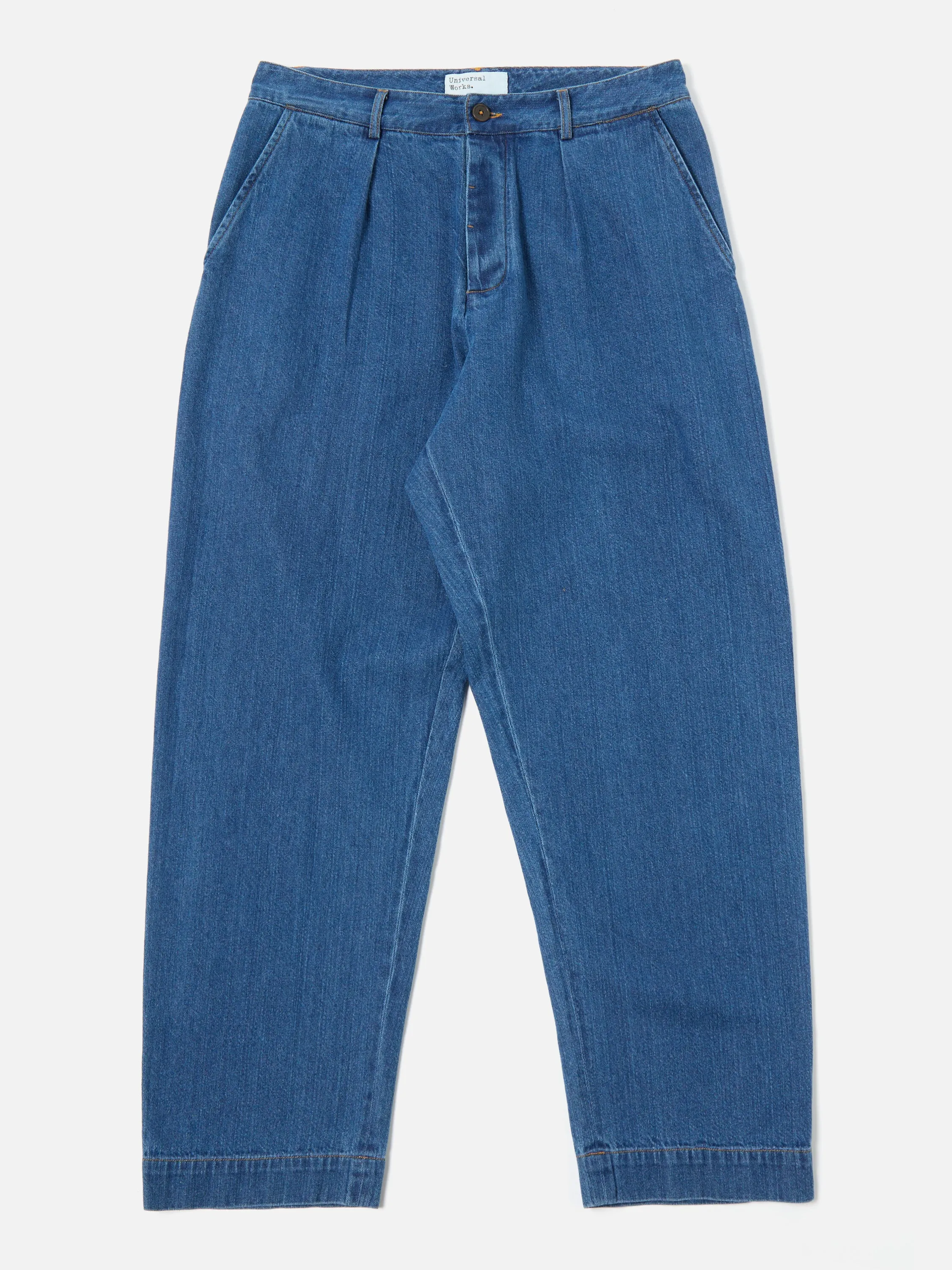 Universal Works Duke Pant in Indigo RC Denim sold by Universal Works