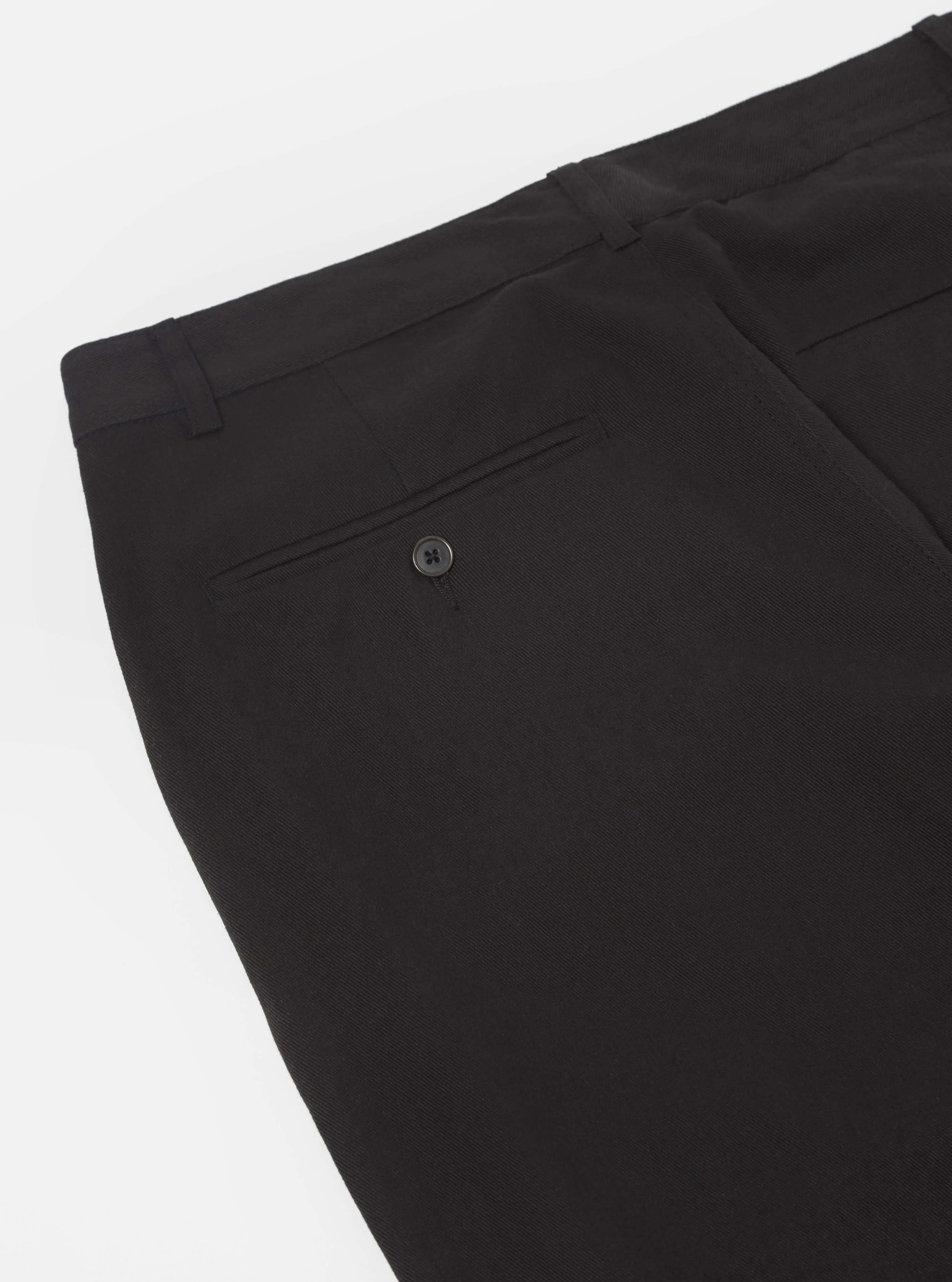 Universal Works Military Chino in Black Winter Twill sold by Universal Works product image thumbnail 4