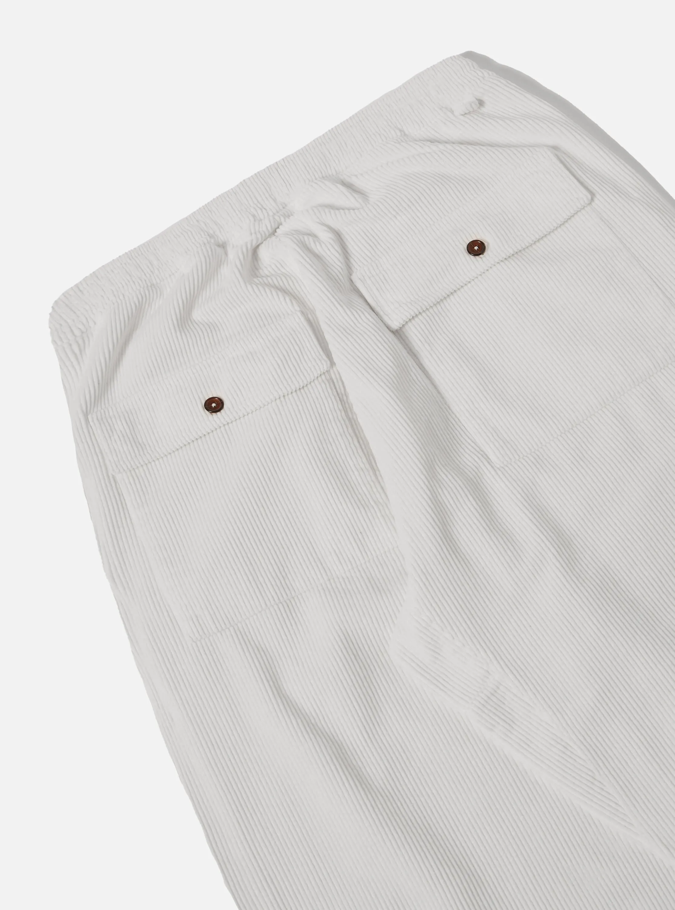 Universal Works Braga Pant in Ecru 6 Wale Corduroy sold by Universal Works product image thumbnail 4