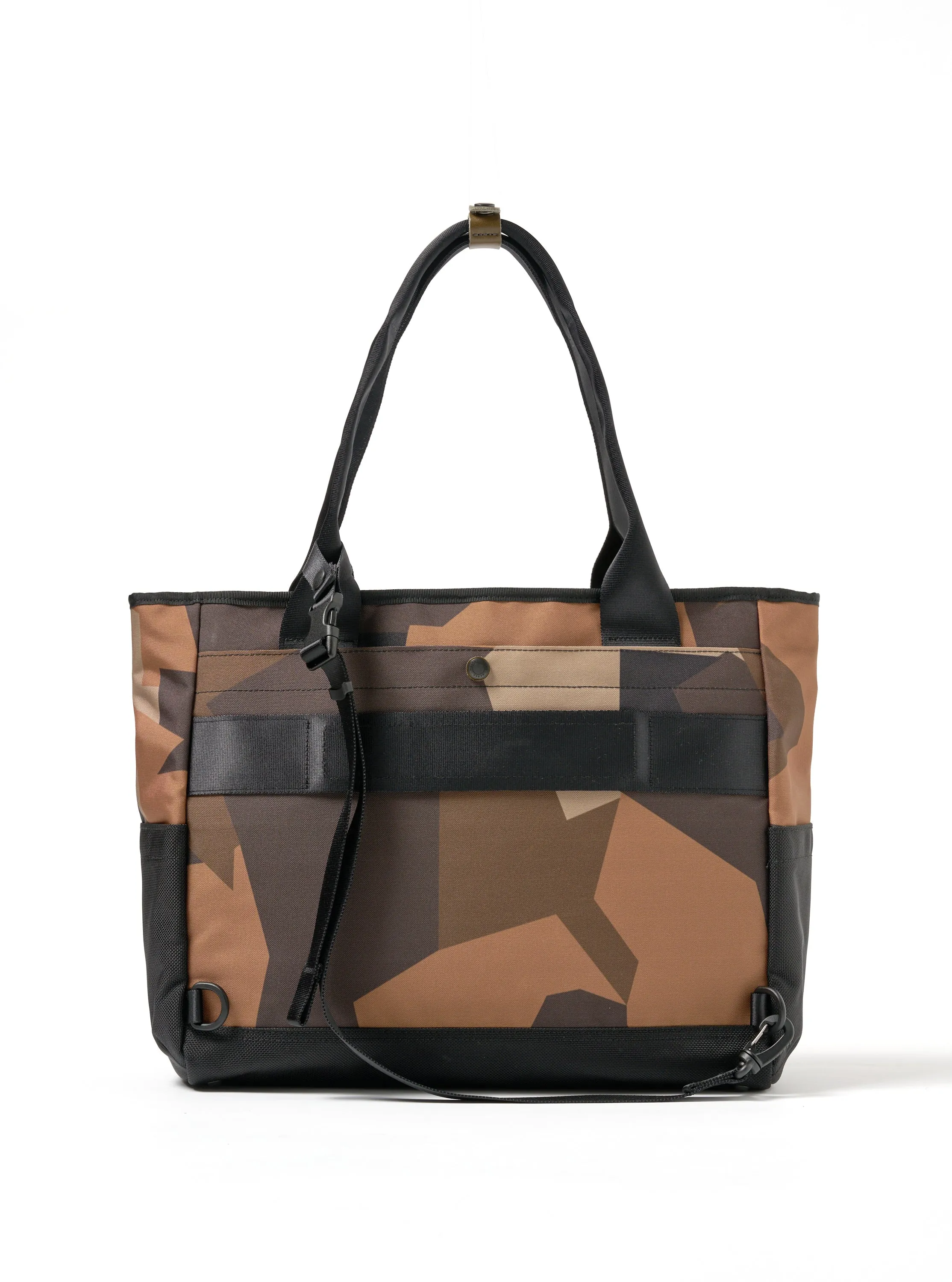 master-piece x Universal Works Tote Bag in Camo Recycled Tech Canvas sold by Universal Works product image thumbnail 3