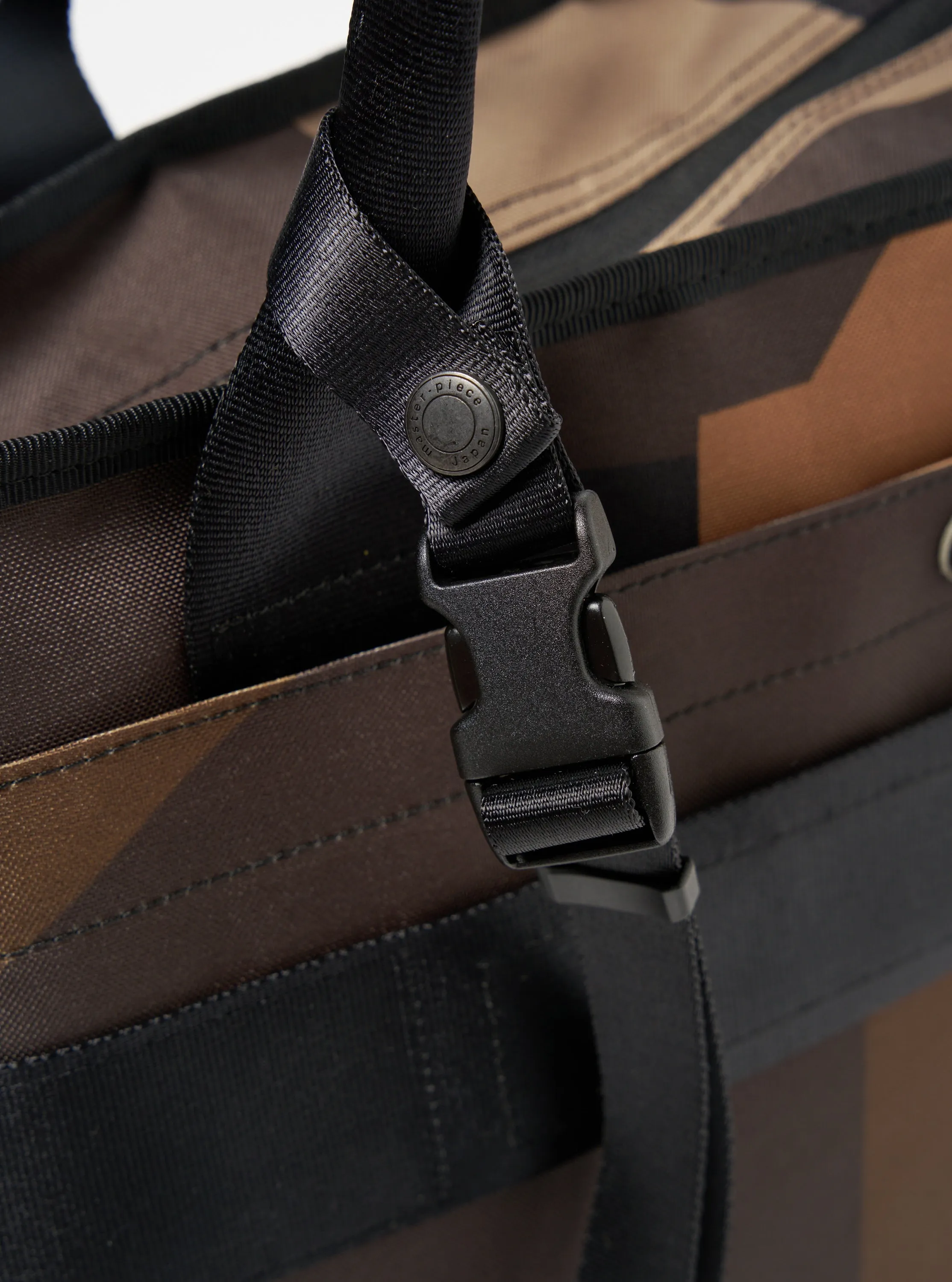 master-piece x Universal Works Tote Bag in Camo Recycled Tech Canvas sold by Universal Works product image thumbnail 4