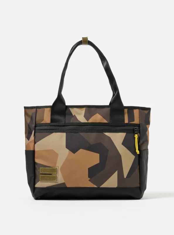 master-piece x Universal Works Tote Bag in Camo Recycled Tech Canvas sold by Universal Works