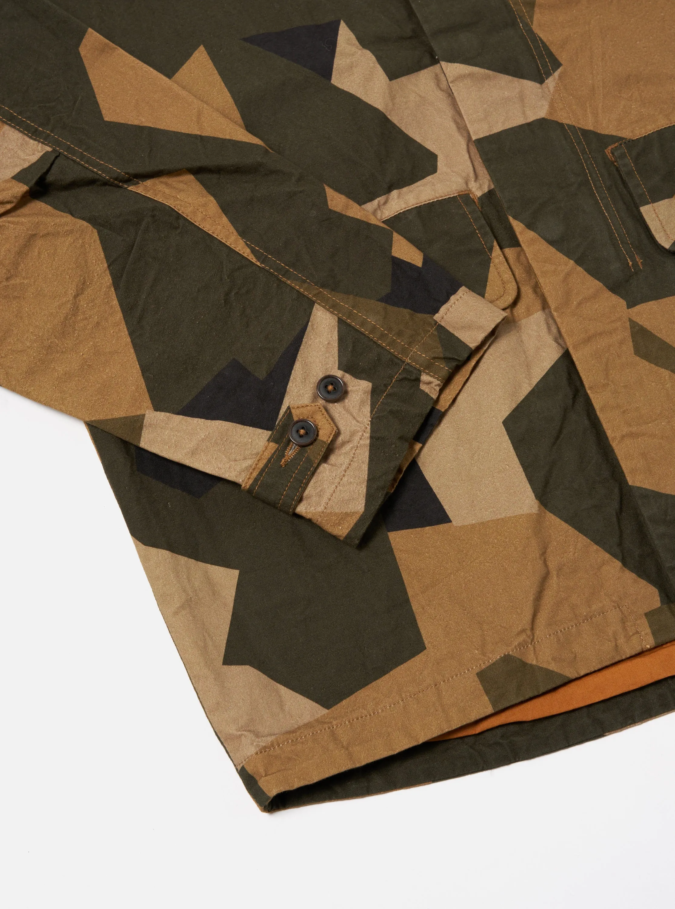 master-piece x Universal Works Stanedge Jacket in Brown Swedish Camo sold by Universal Works product image thumbnail 4