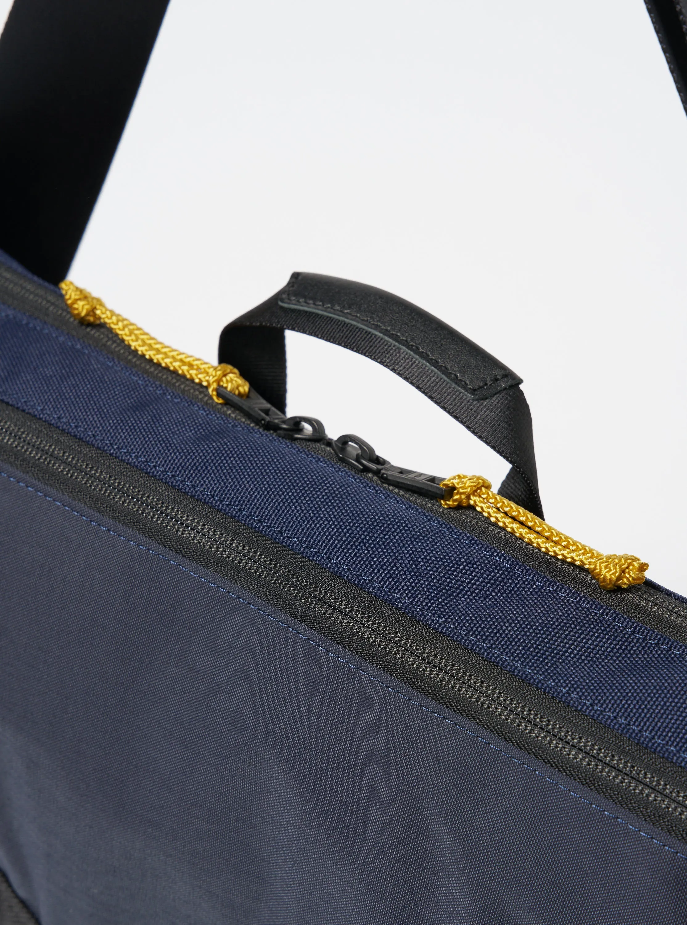 master-piece x Universal Works Courier Bag in Navy Recycled Tech Canvas sold by Universal Works product image thumbnail 4