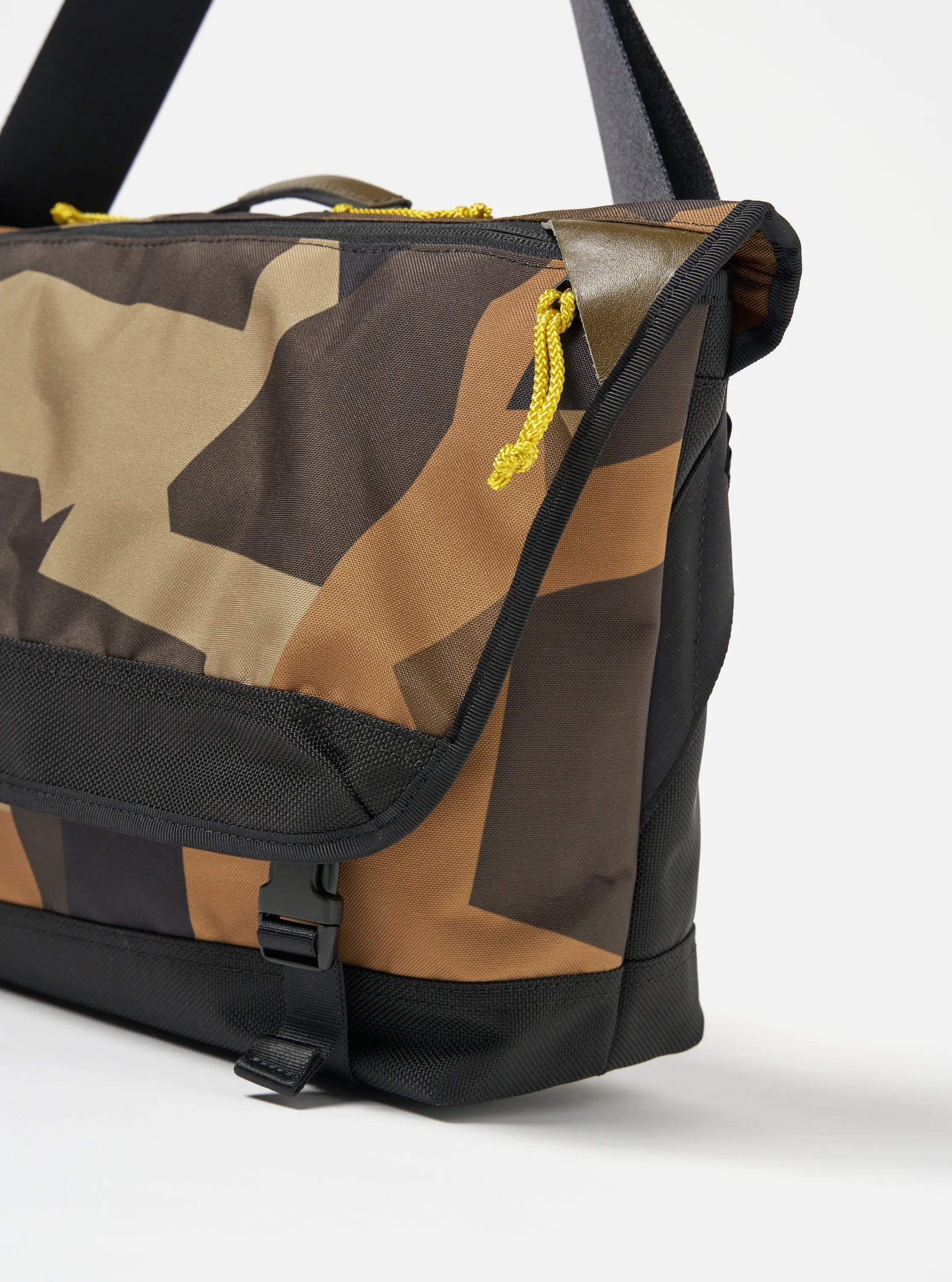 master-piece x Universal Works Courier Bag in Camo Recycled Tech Canvas sold by Universal Works product image thumbnail 5
