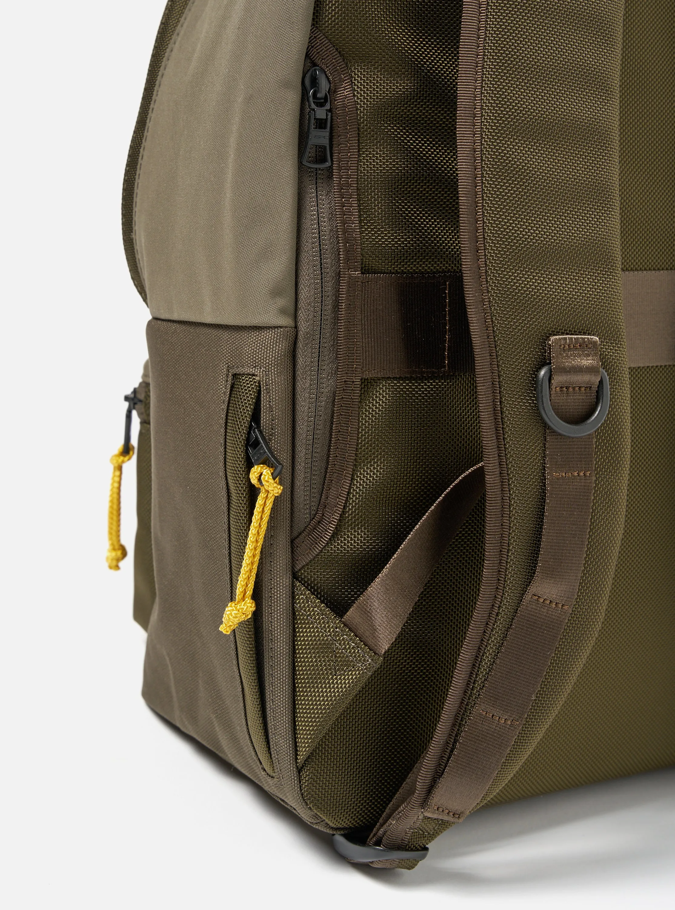 master-piece x Universal Works Backpack in Olive Recycled Tech Canvas sold by Universal Works product image thumbnail 4