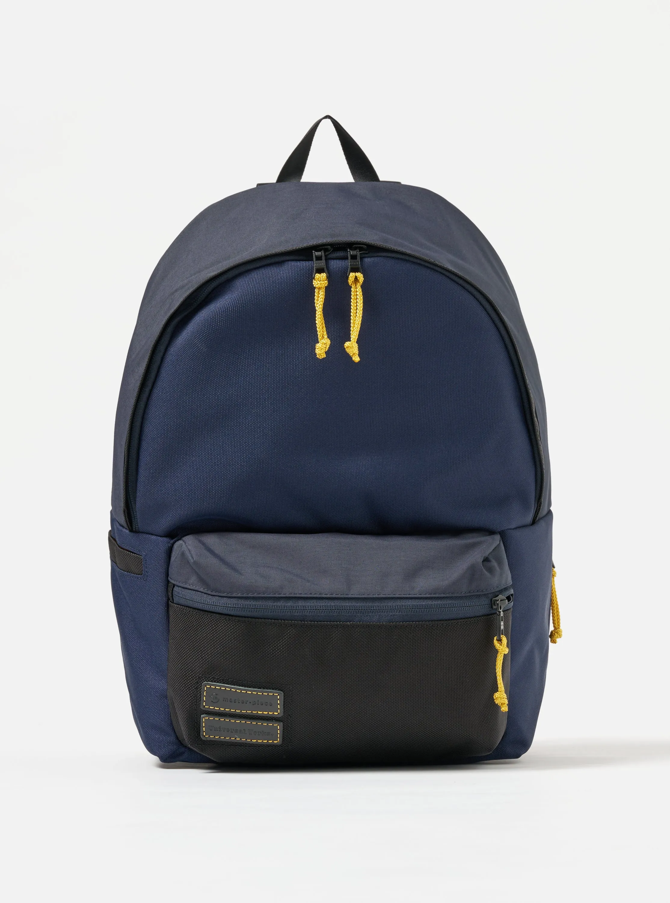 master-piece x Universal Works Backpack in Navy Recycled Tech Canvas sold by Universal Works