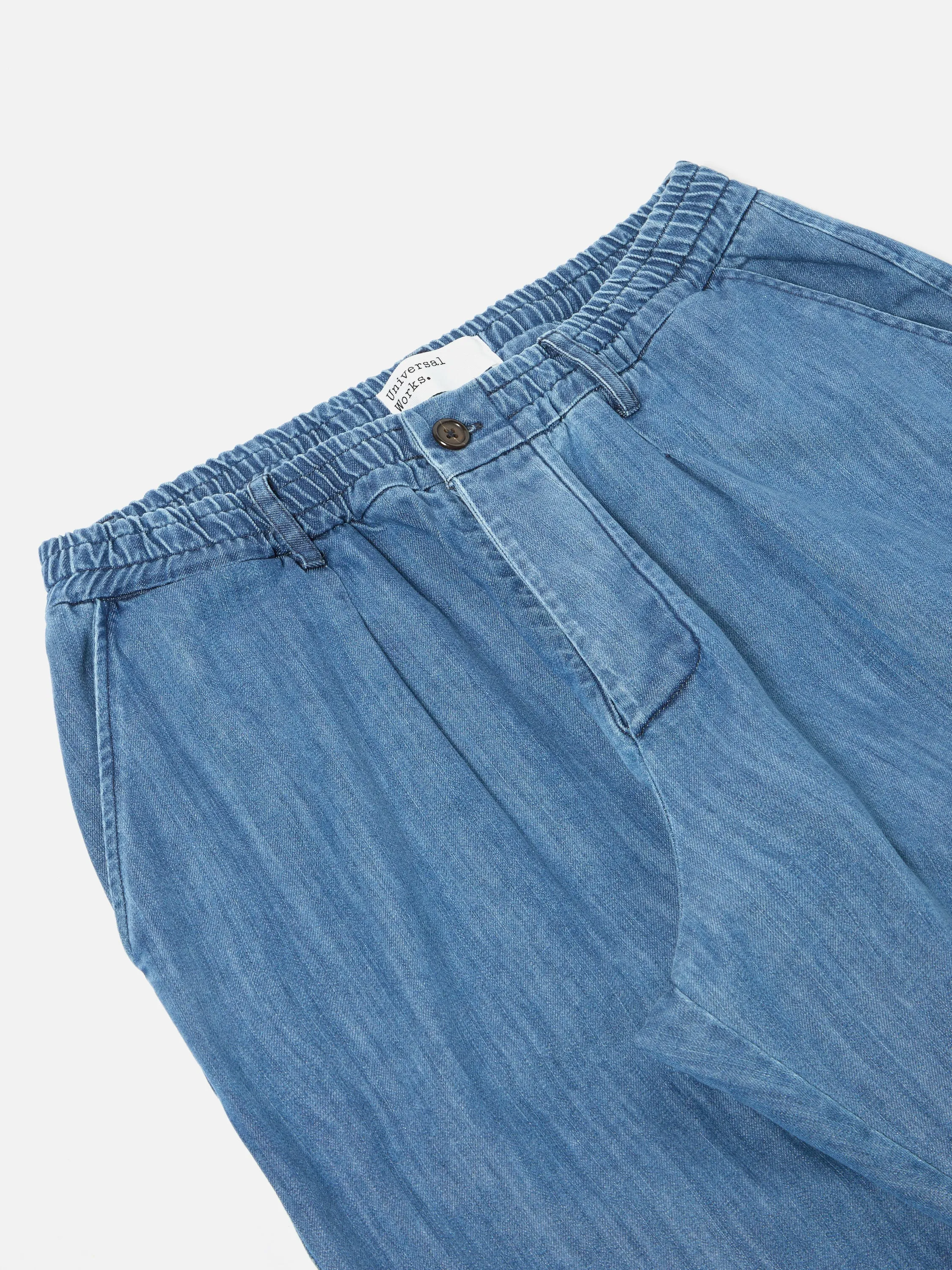 Universal Works Oxford Pant in Indigo 9oz Organic Denim sold by Universal Works product image thumbnail 4