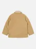 Universal Works Reversible Mackinaw Jacket in Sand Brushed Polytech/Sherpa sold by Universal Works