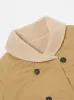 Universal Works Reversible Mackinaw Jacket in Sand Brushed Polytech/Sherpa sold by Universal Works