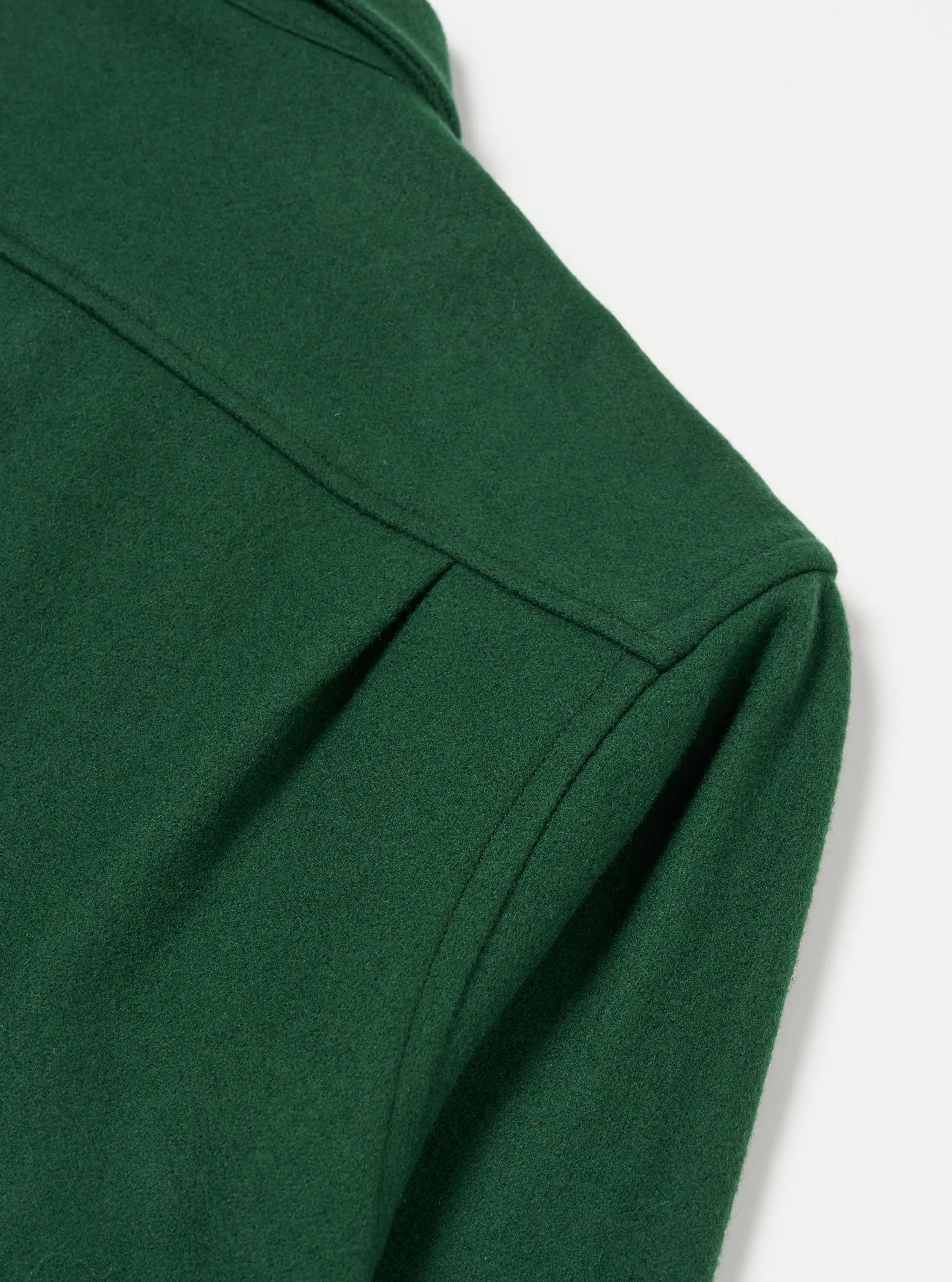 Universal Works Easy Jacket in Green Melton sold by Universal Works product image thumbnail 4