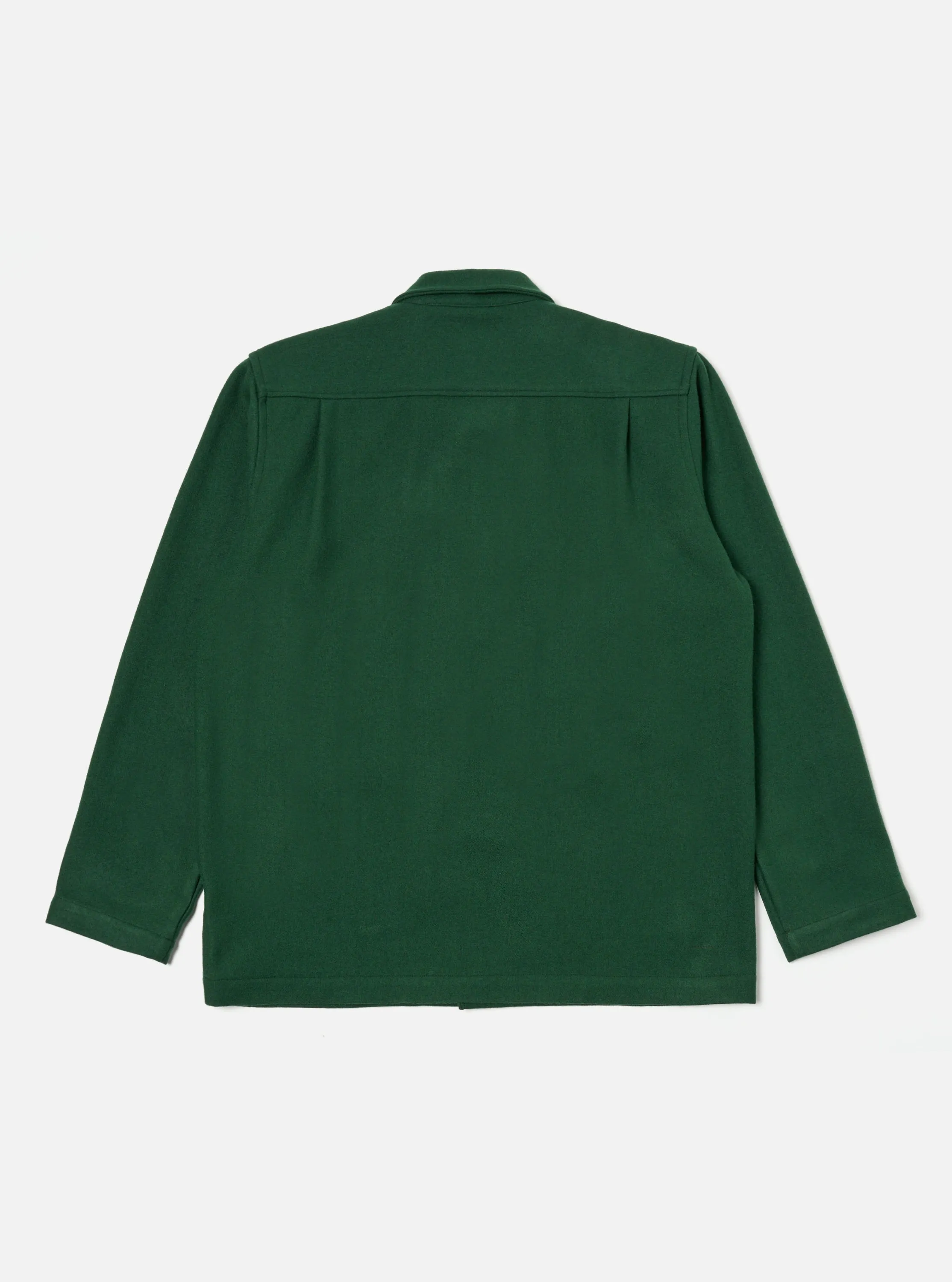 Universal Works Easy Jacket in Green Melton sold by Universal Works product image thumbnail 2