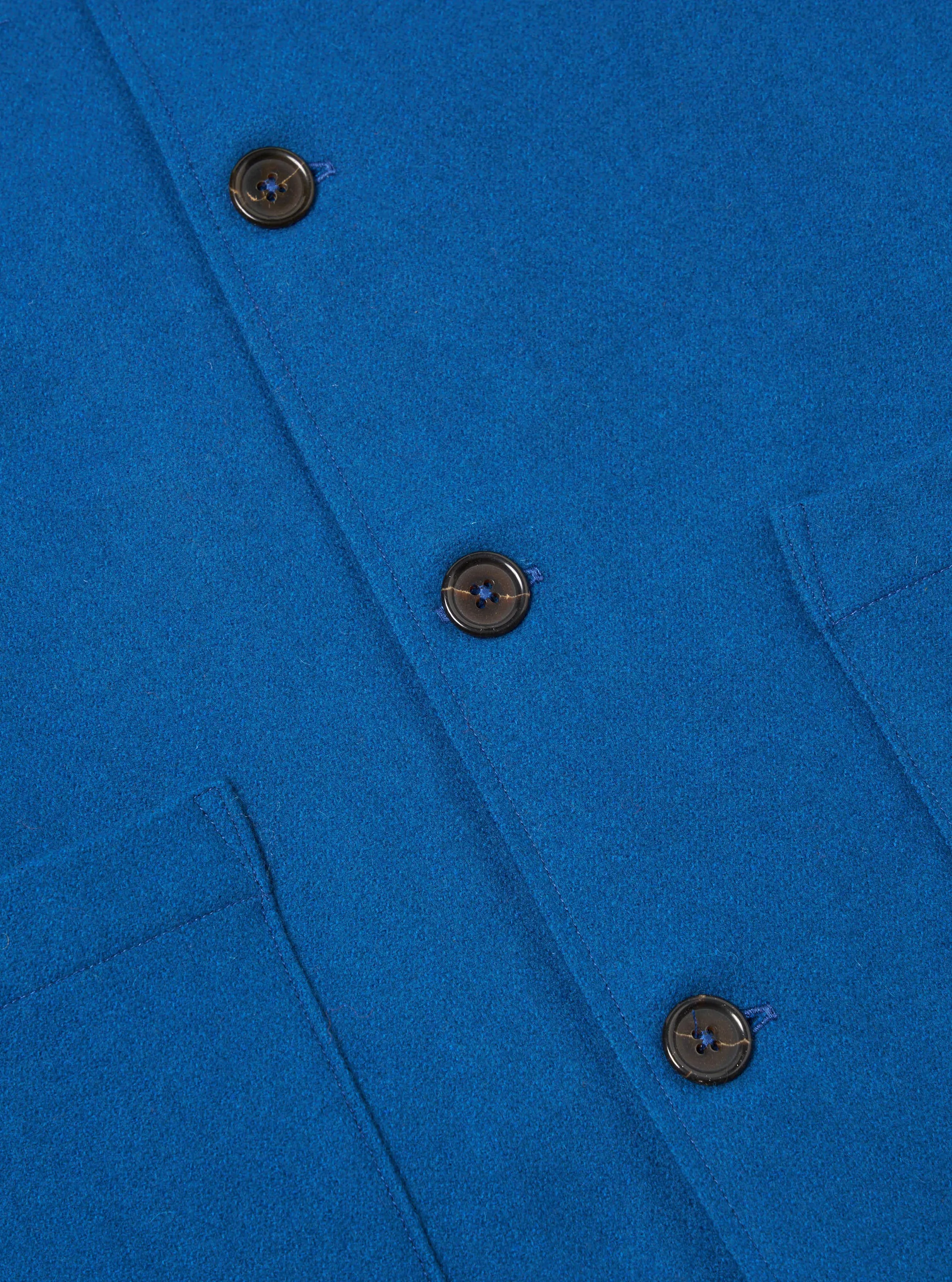 Universal Works Easy Jacket in Blue Melton sold by Universal Works product image thumbnail 5