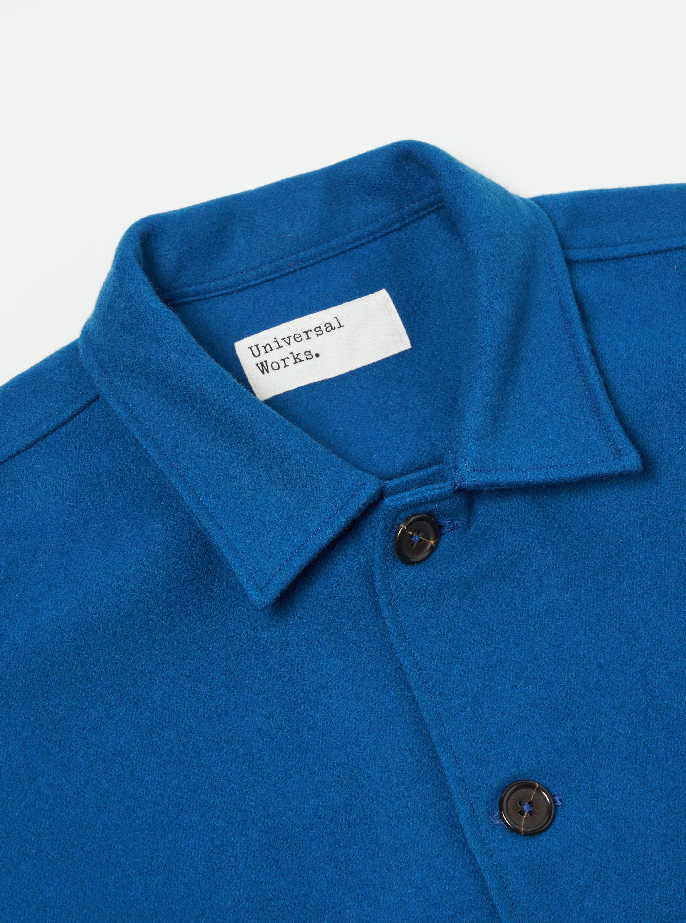 Universal Works Easy Jacket in Blue Melton sold by Universal Works product image thumbnail 3