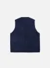 Universal Works 4 Pocket Gilet in Navy Melton sold by Universal Works