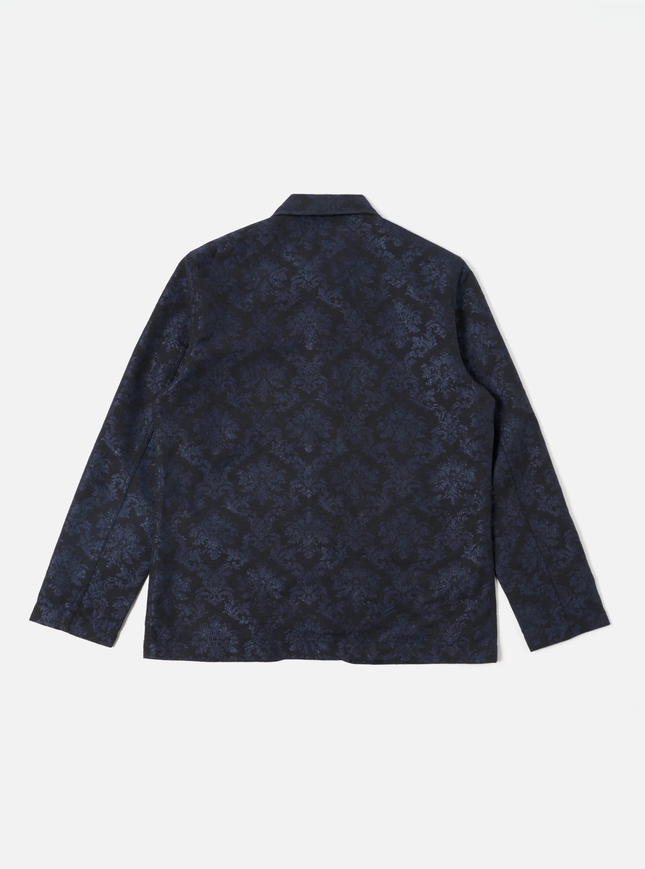 Universal Works Bakers Jacket in Black Starry Night Cotton Mix sold by Universal Works product image thumbnail 3