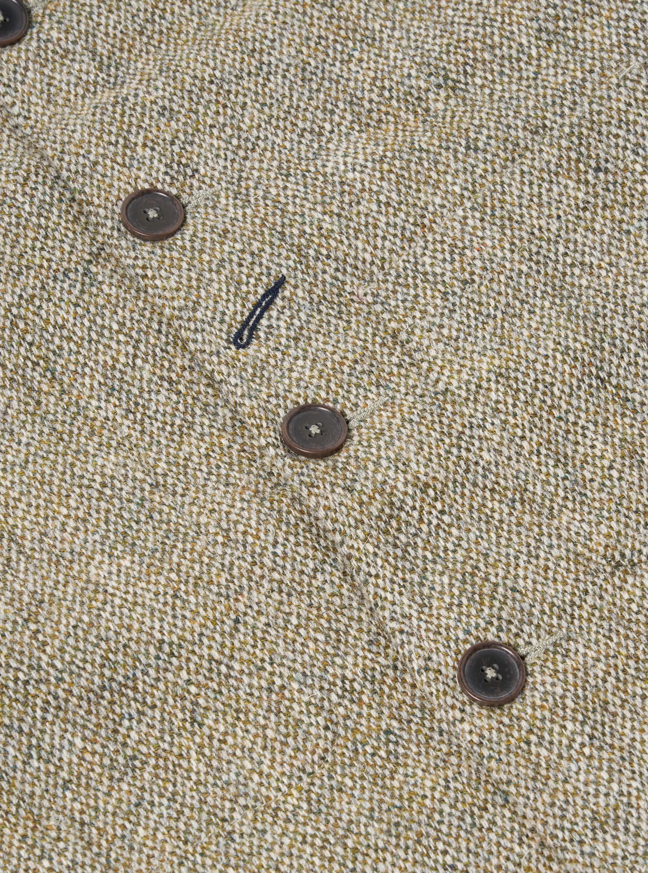 Universal Works Bakers Jacket in Olive Harris Tweed Weave sold by Universal Works product image thumbnail 4